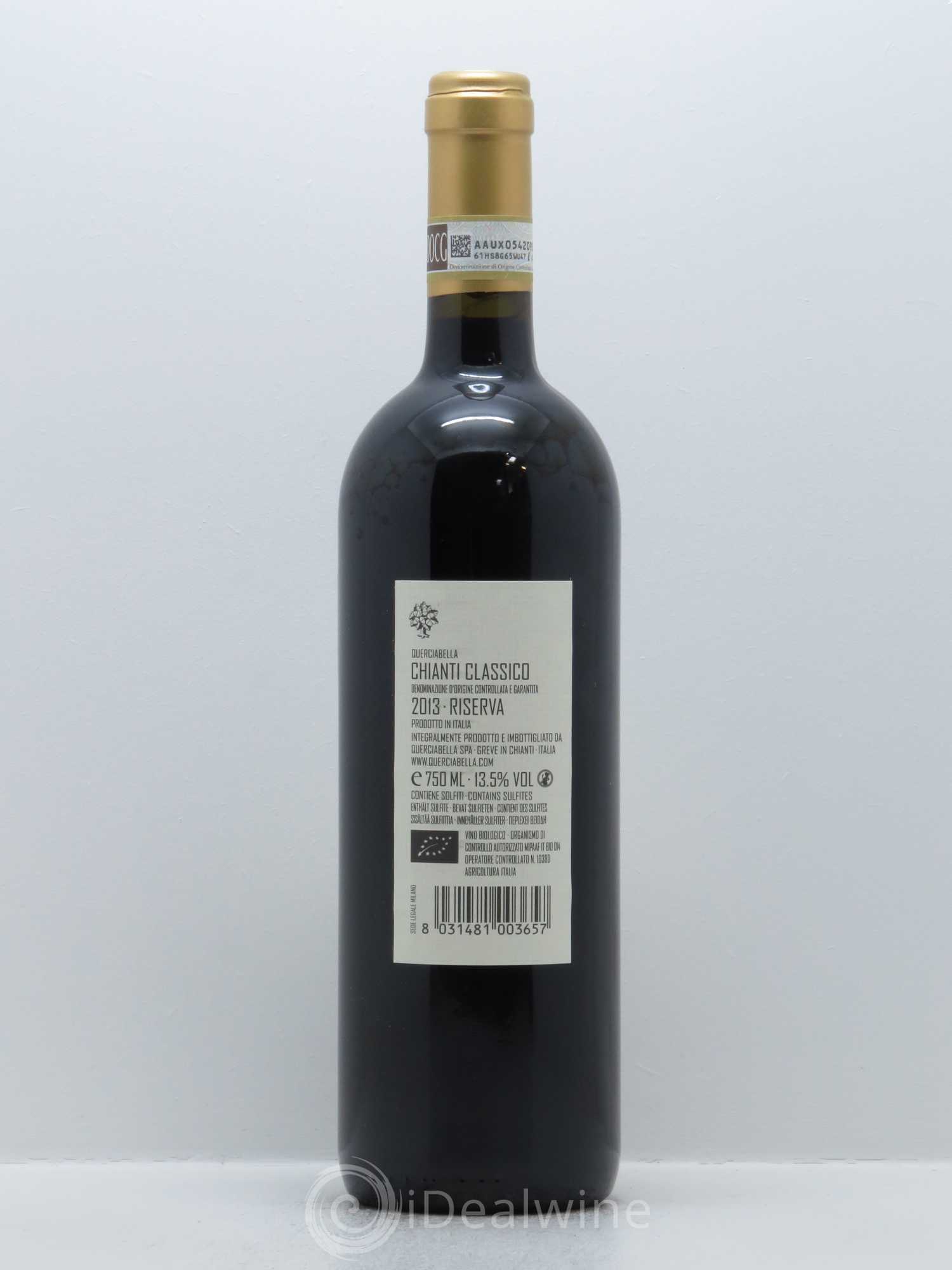 Chianti Classico DOCG Querciabella Riserva Sebastiano Castiglioni 2013 - Lot de 1 bouteille - 1