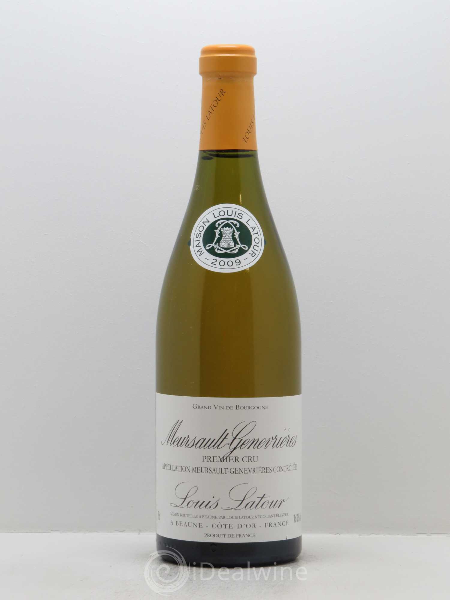 Meursault 1er Cru Genevrières Louis Latour 2009 - Lot de 1 bouteille - 0