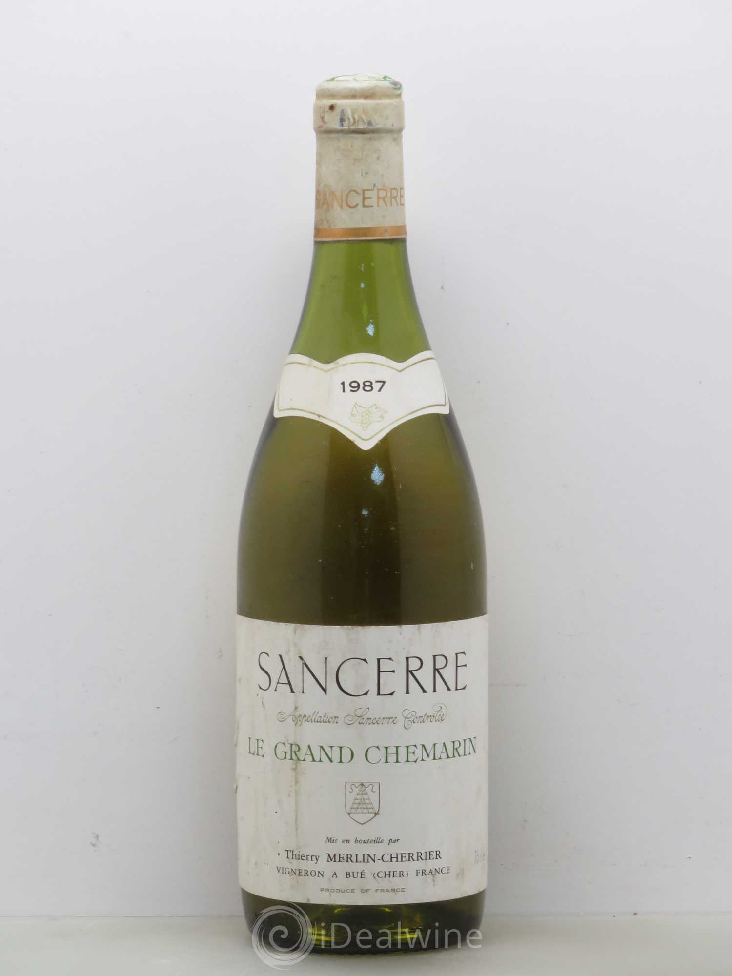 Sancerre Le Grand Chemarin Thierry Merlin Cherrier (sans prix de réserve) 1987 - Lotto di 1 bottiglia - 0