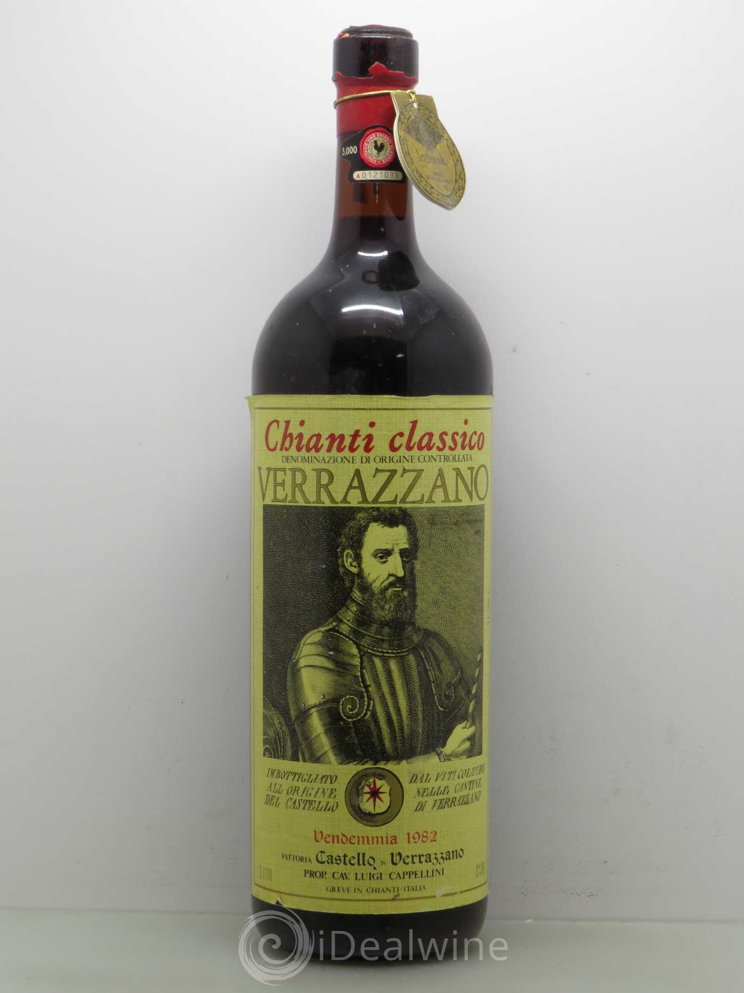 Chianti Classico DOCG Chianti Classico DOC Fattoria Castello Verrazzano 1982 - Posten von 1 Doppel-Magnum - 0