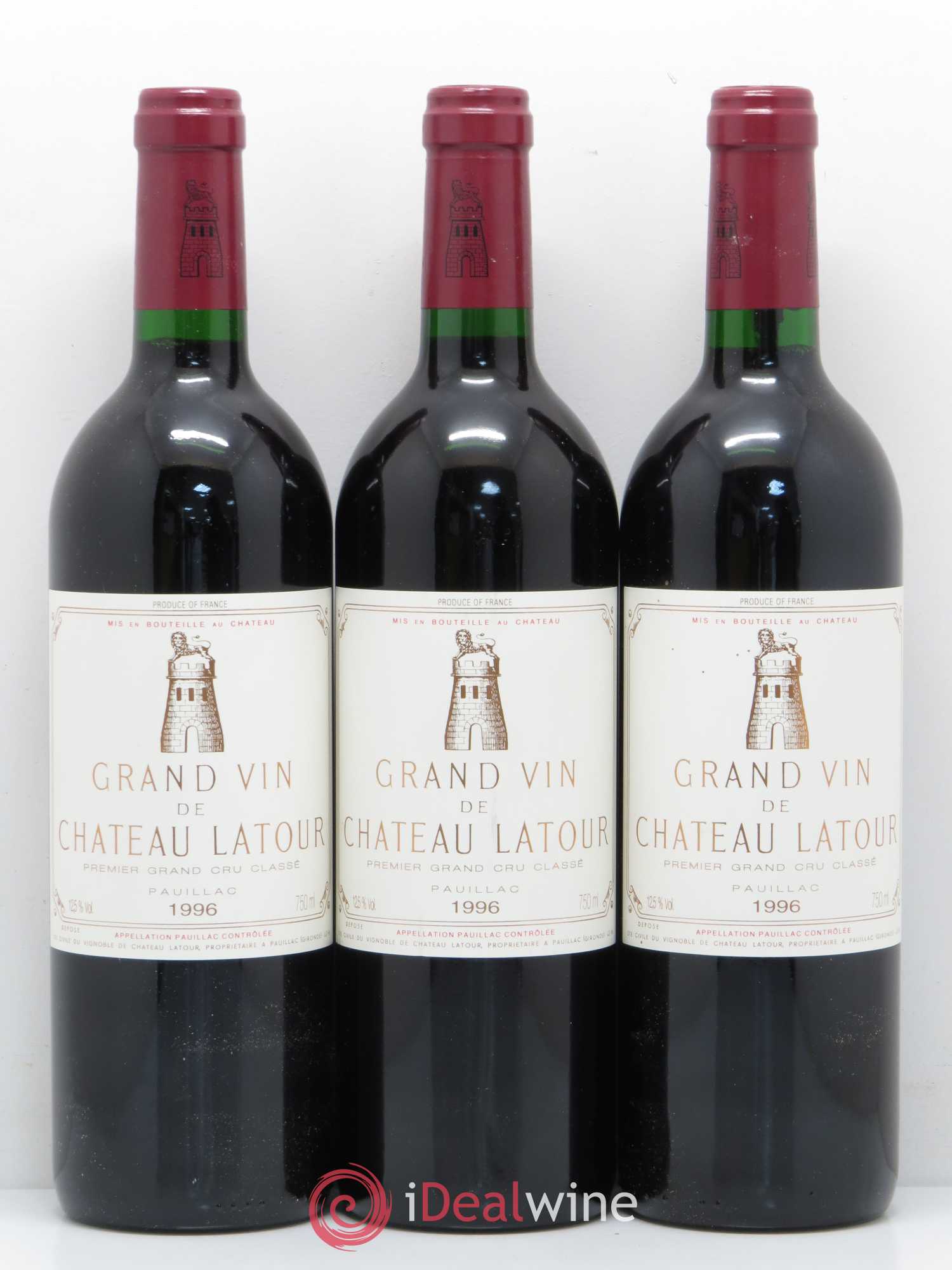 Château Latour 1er Grand Cru Classé 1996 - Lot de 6 bouteilles - 4