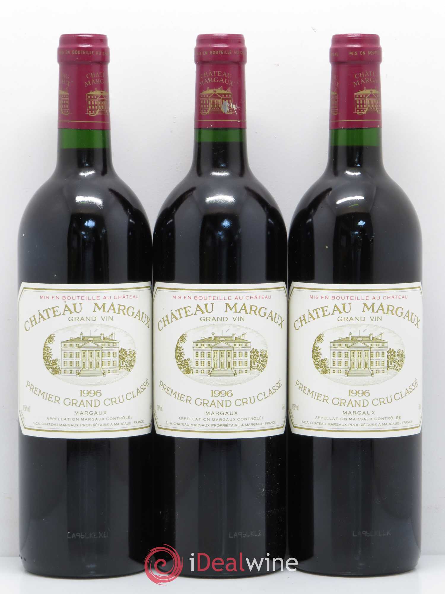 Château Margaux 1er Grand Cru Classé 1996 - Lot de 6 bouteilles - 3