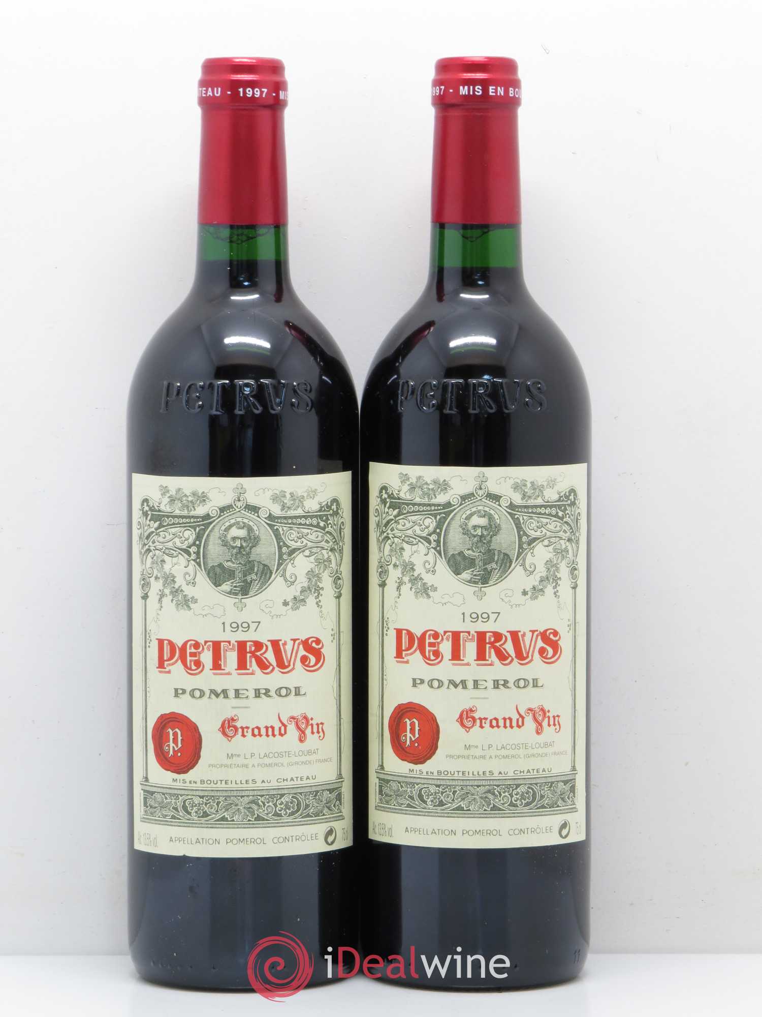 Petrus 1997 - Lot de 2 bouteilles - 0