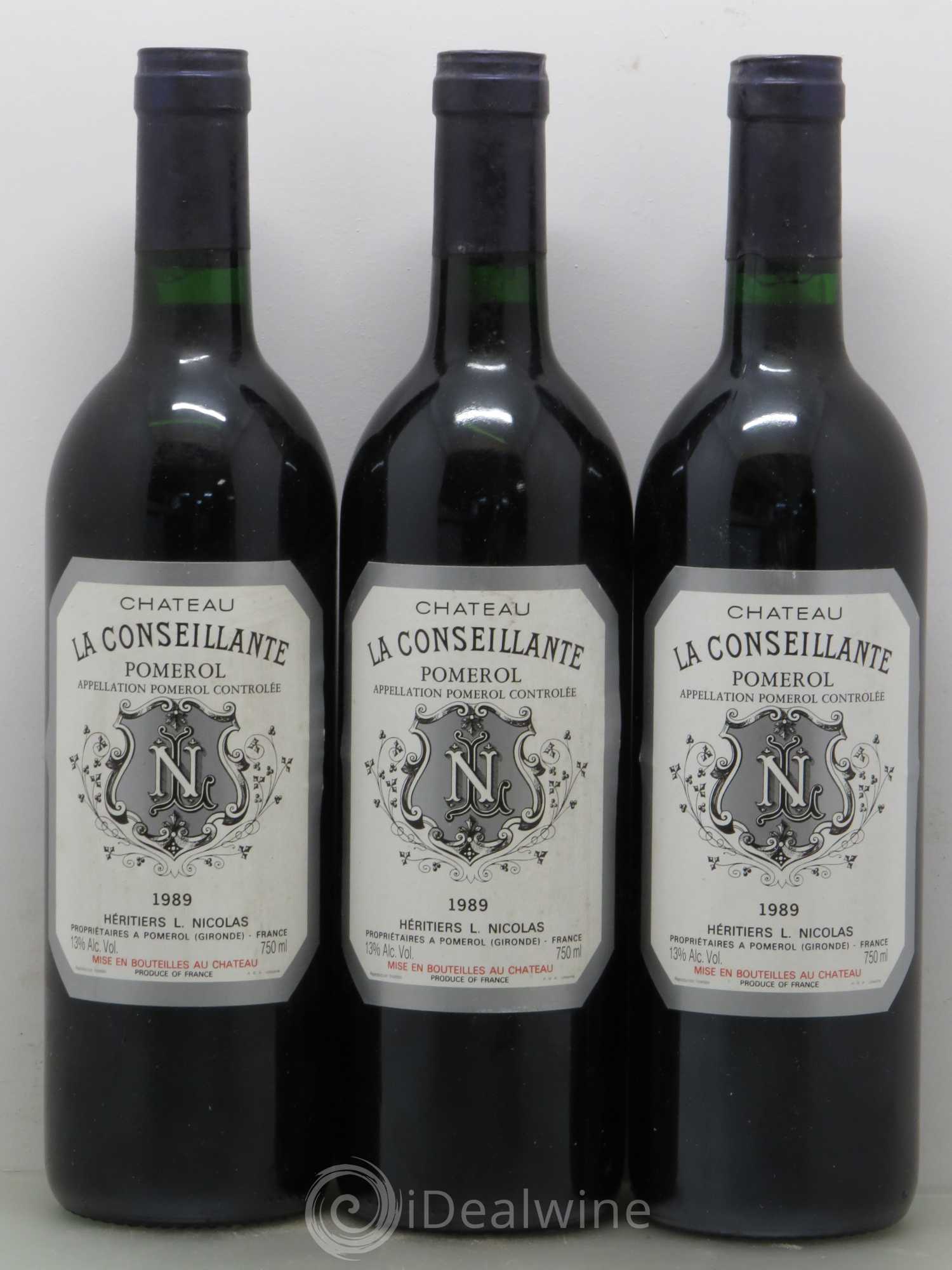 Château la Conseillante 1989 - Lot de 6 bouteilles - 1