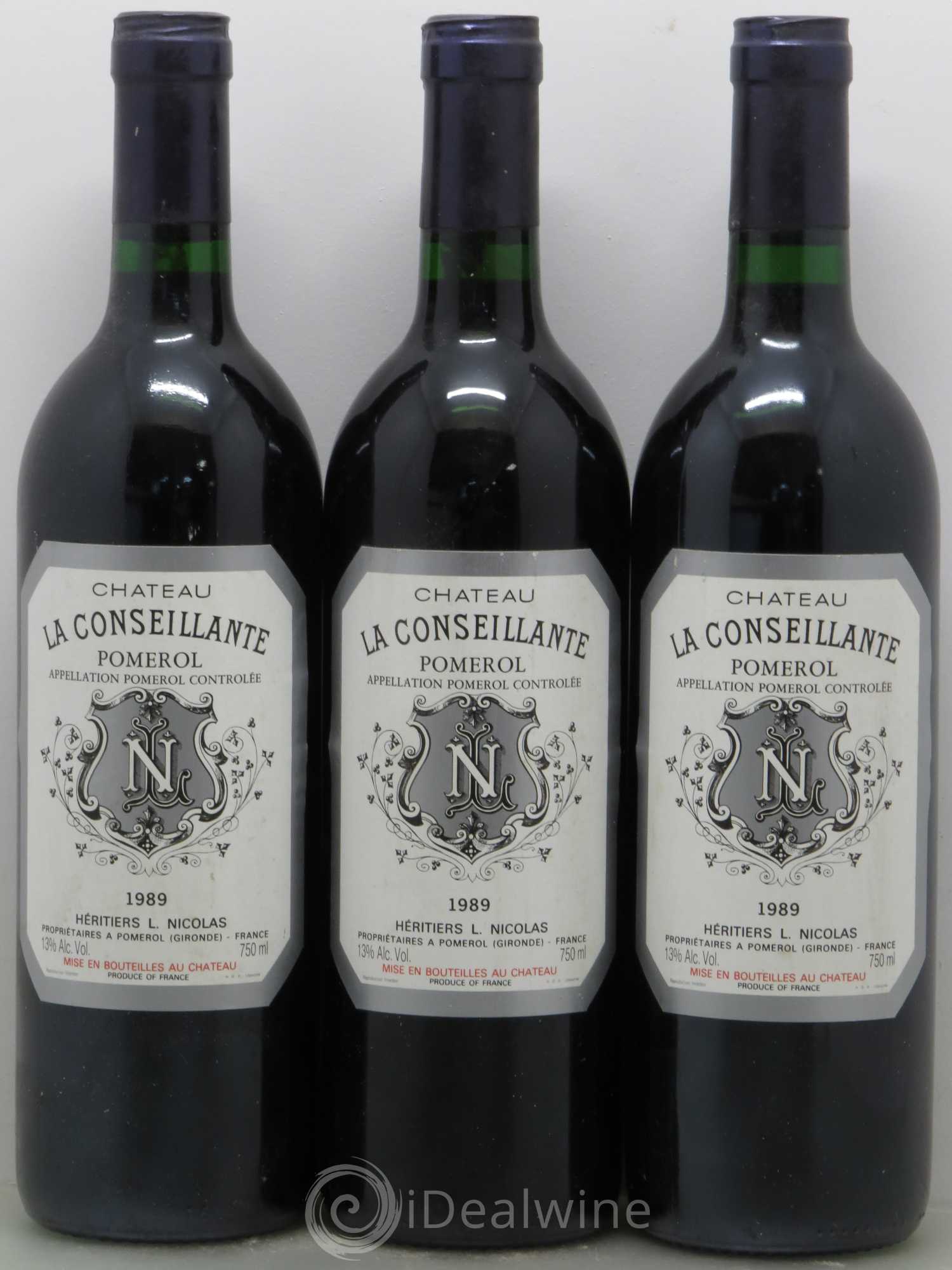 Château la Conseillante 1989 - Lot de 6 bouteilles - 2