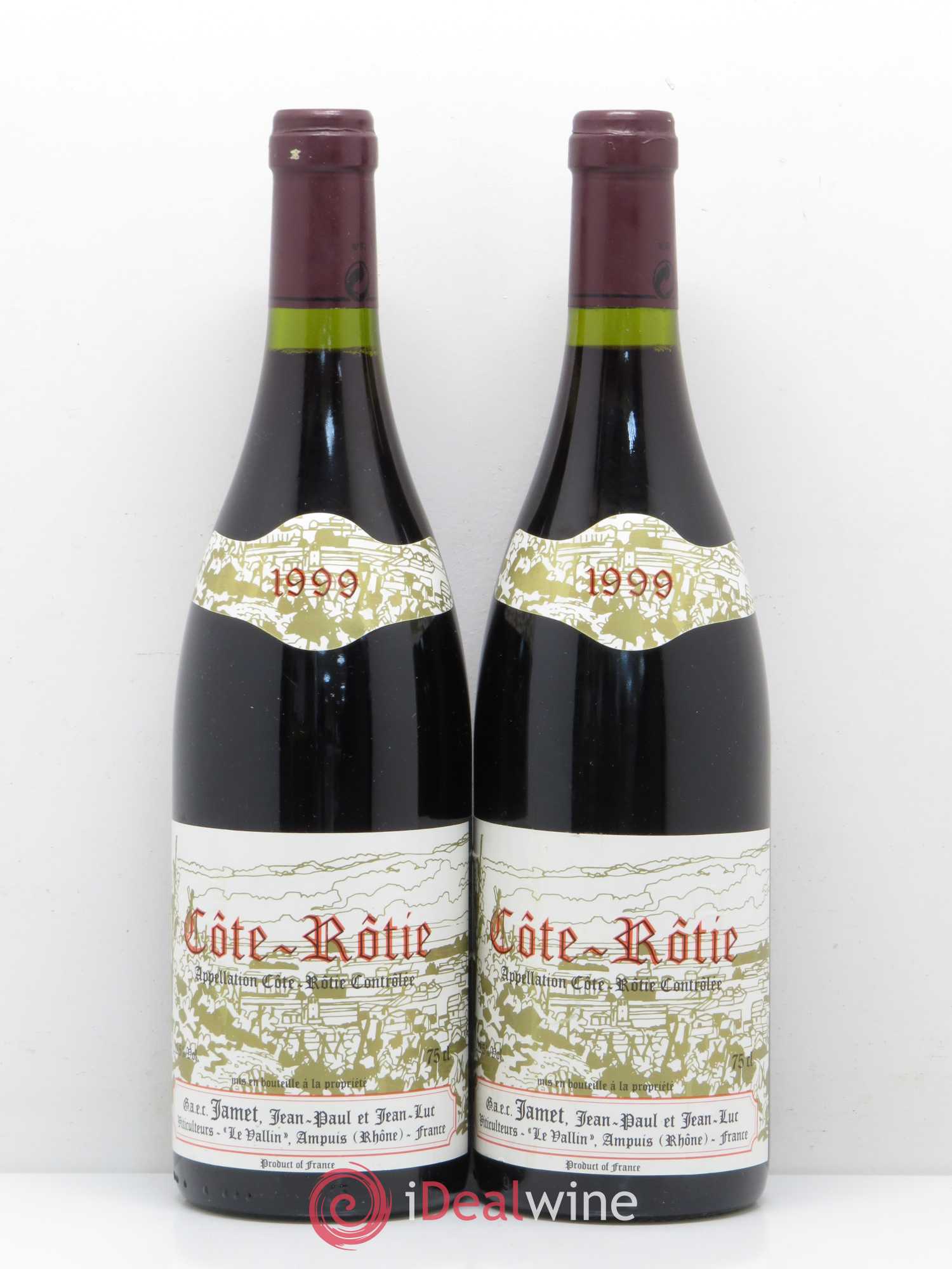 Côte-Rôtie Jamet (Domaine) 1999 - Lot de 2 bouteilles - 0