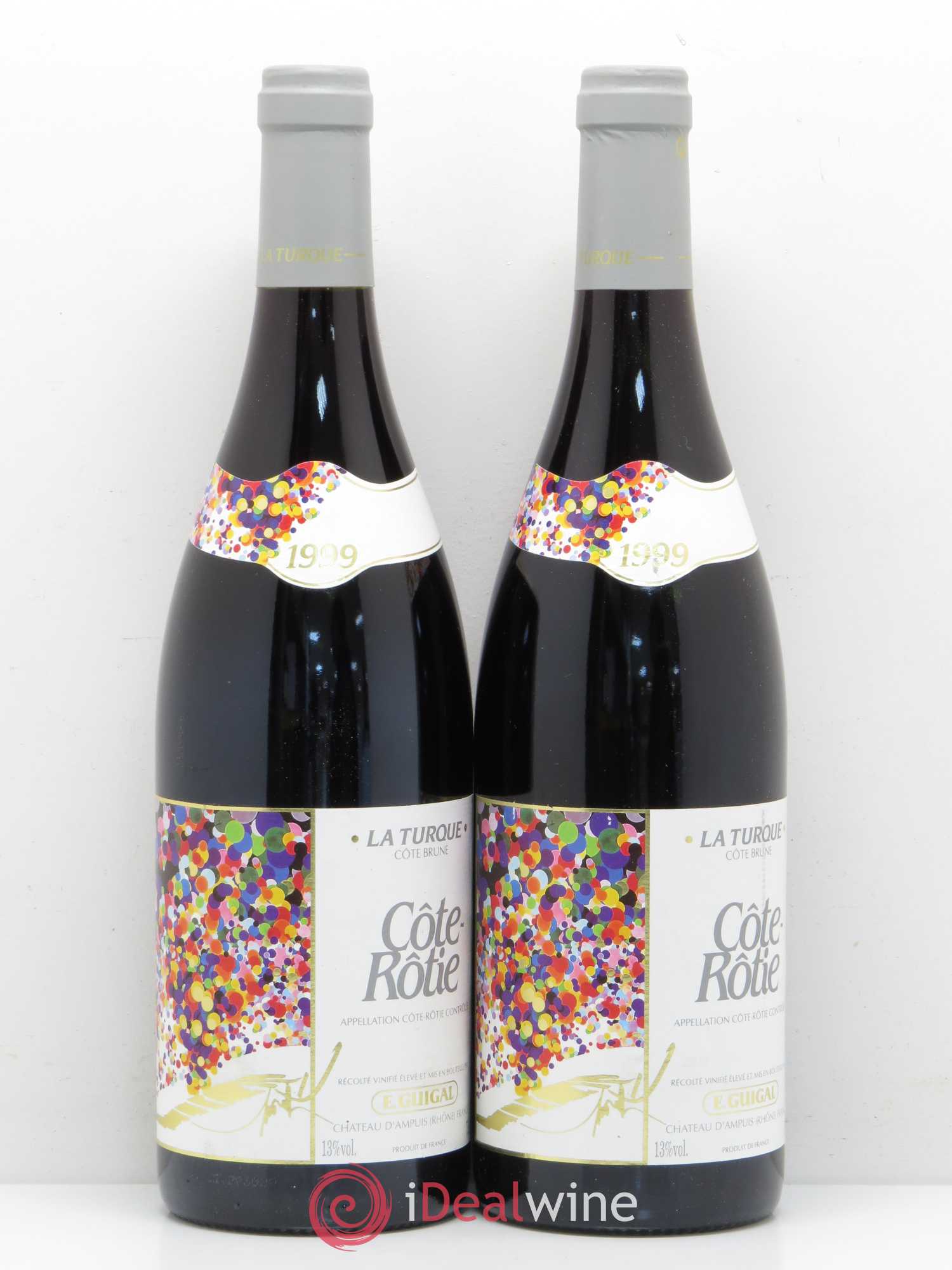 Côte-Rôtie La Turque Guigal 1999 - Lot de 2 bouteilles - 0