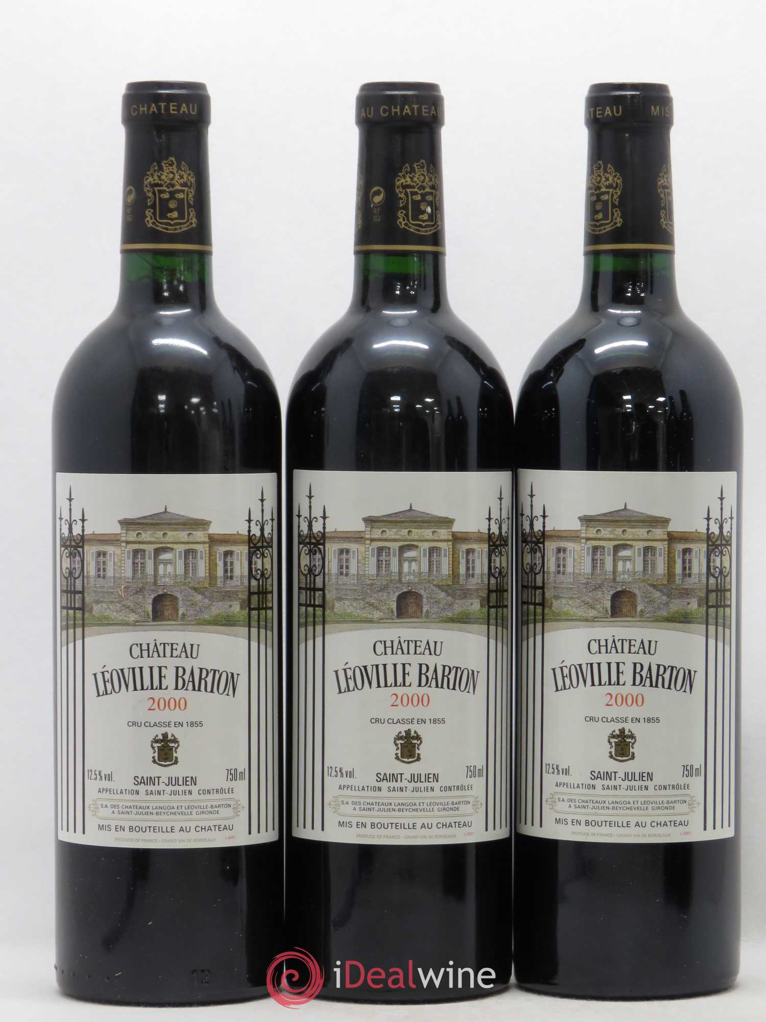 Château Léoville Barton 2ème Grand Cru Classé 2000 - Lot de 6 bouteilles - 1