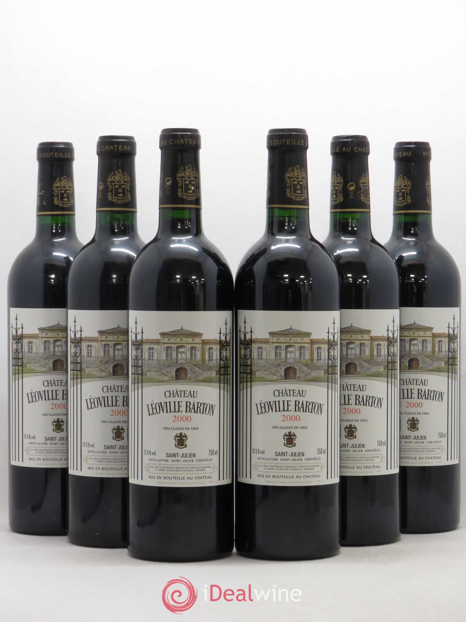Château Léoville Barton 2ème Grand Cru Classé 2000 - Lot de 6 bouteilles - 0