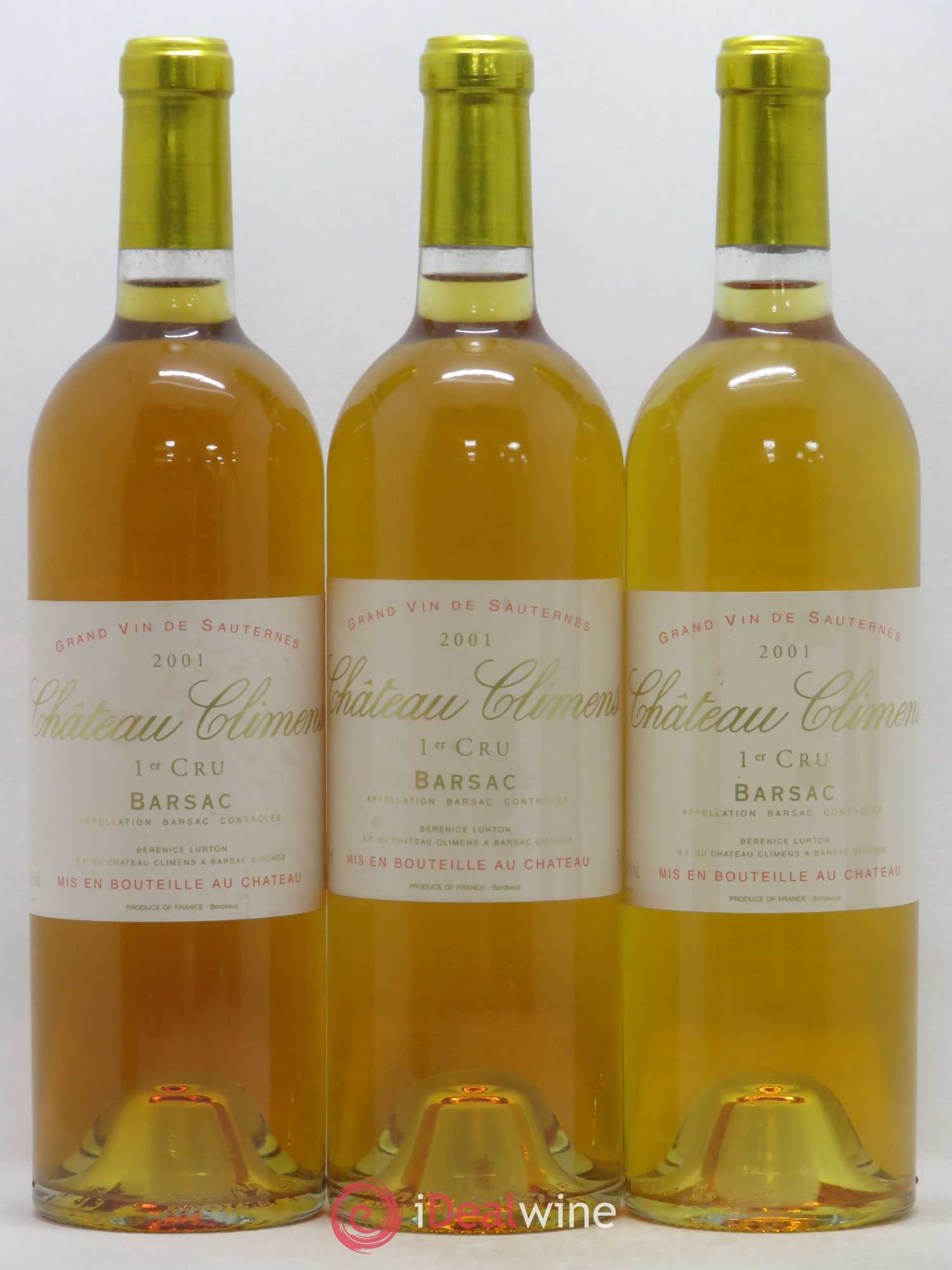 Château Climens 1er Grand Cru Classé 2001 - Lotto di 12 bottiglie - 1
