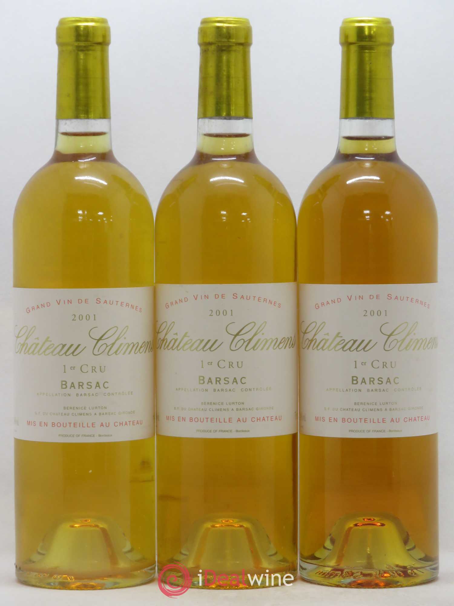 Château Climens 1er Grand Cru Classé 2001 - Lotto di 12 bottiglie - 2