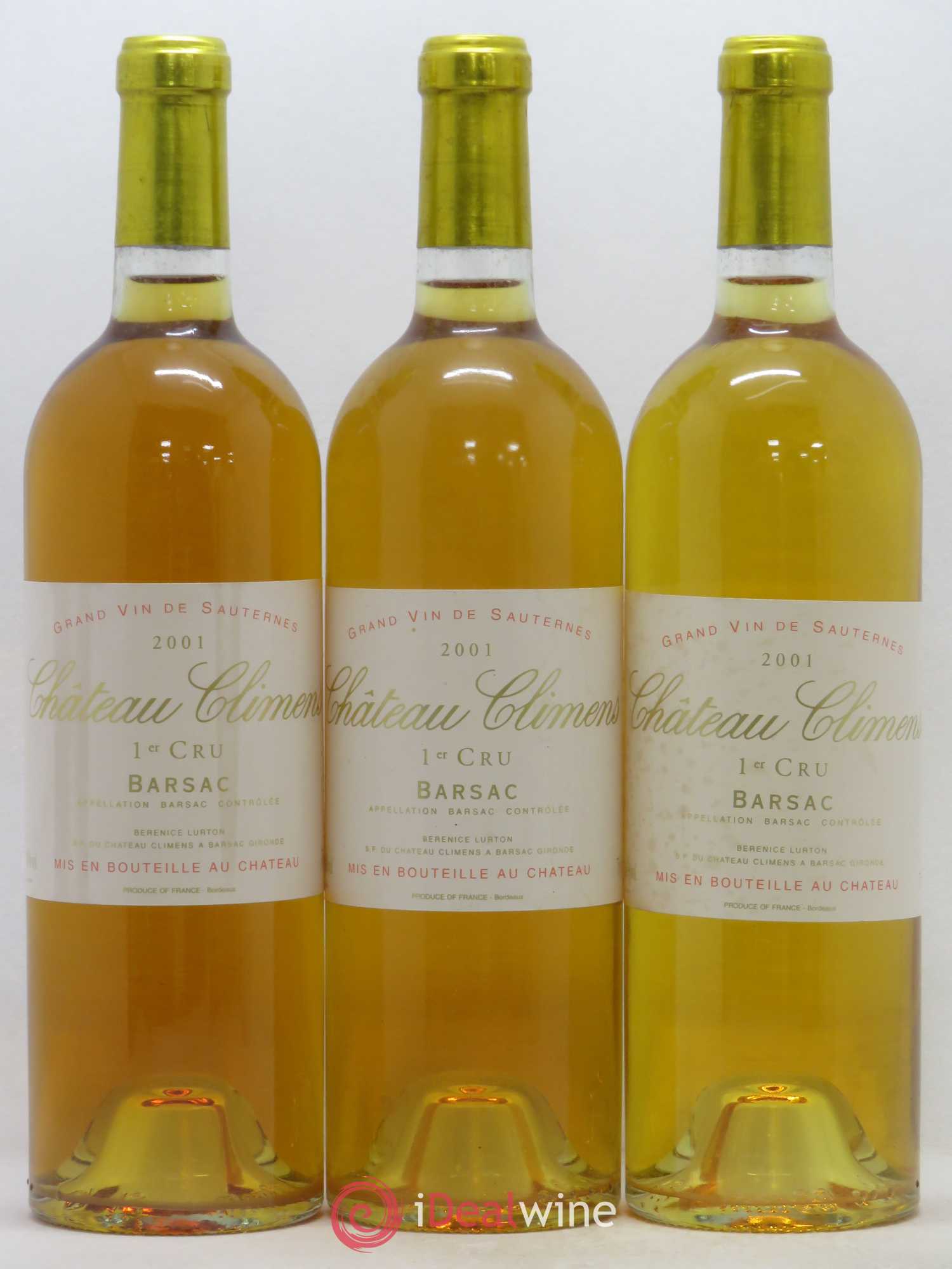 Château Climens 1er Grand Cru Classé 2001 - Lotto di 12 bottiglie - 3