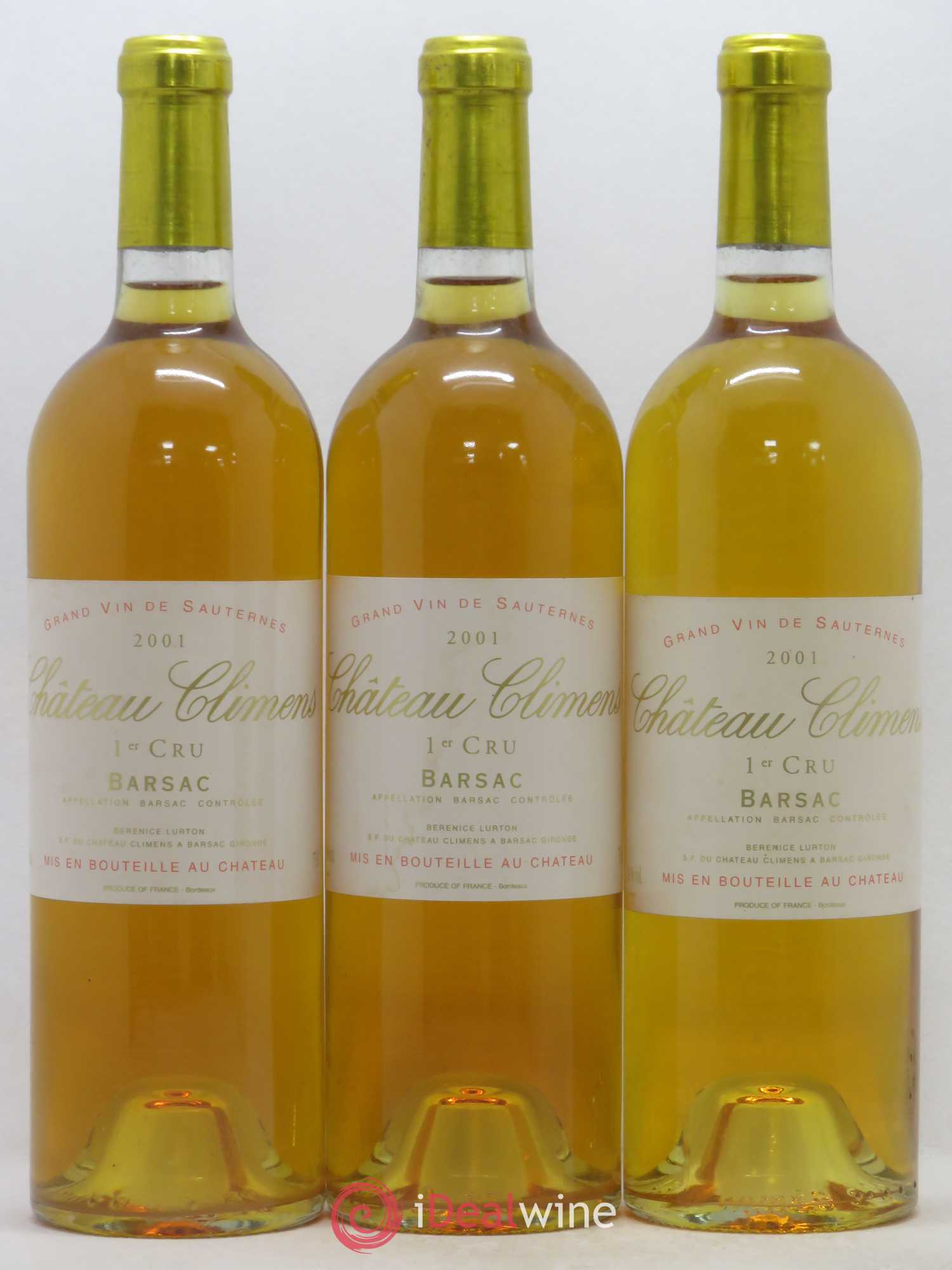 Château Climens 1er Grand Cru Classé 2001 - Lotto di 12 bottiglie - 4