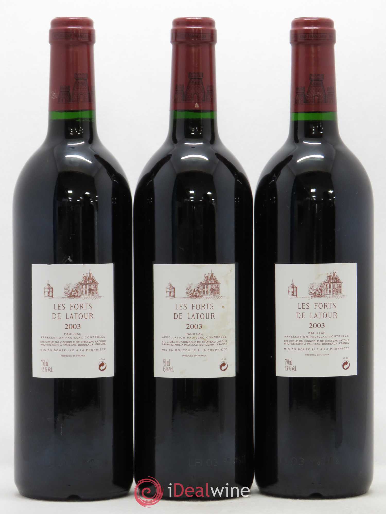 Les Forts de Latour Second Vin 2003 - Lot de 12 bouteilles - 4