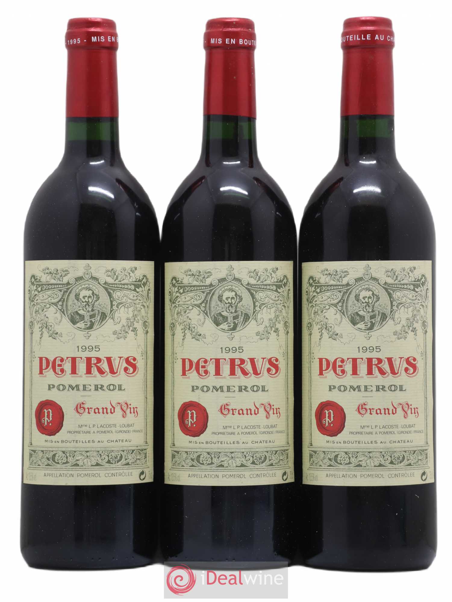 Petrus 1995 - Lot de 6 bouteilles - 1