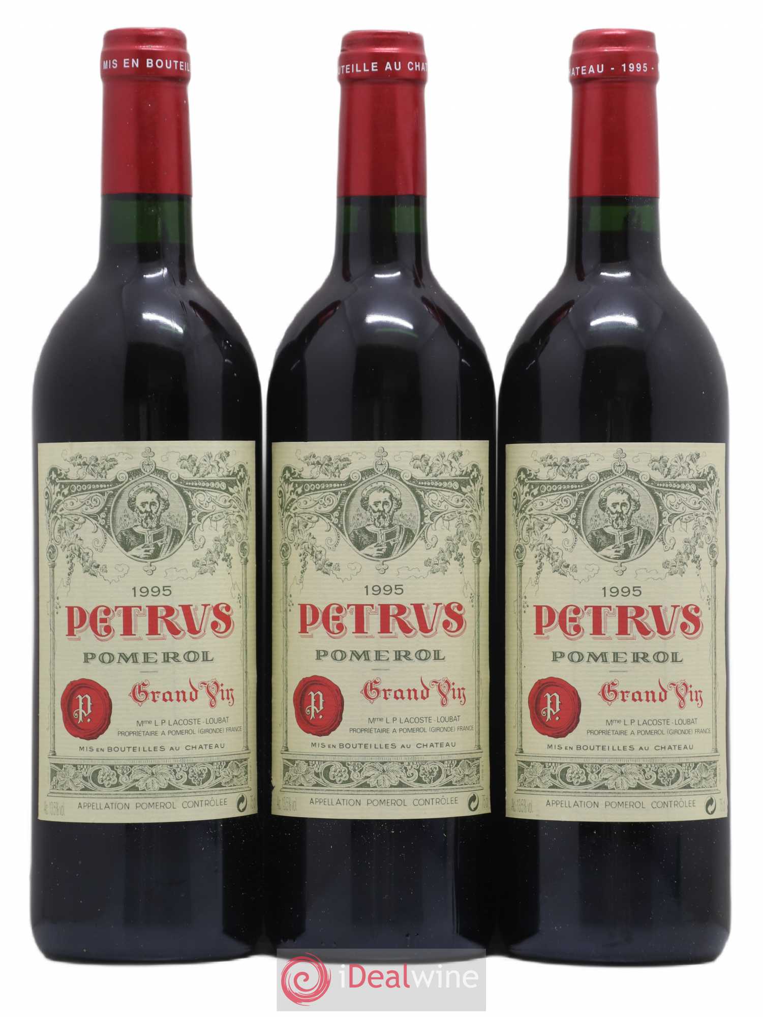 Petrus 1995 - Lot de 6 bouteilles - 2