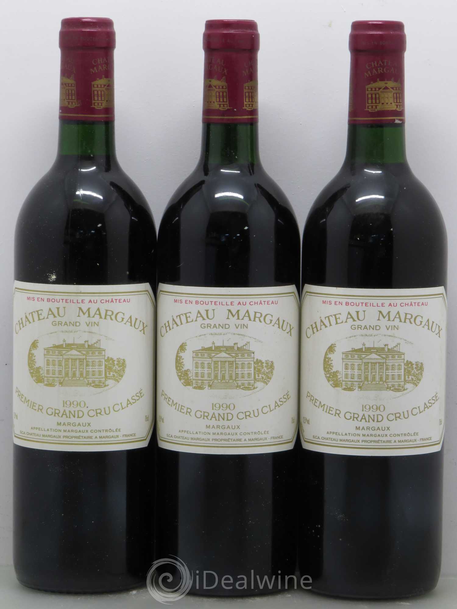 Château Margaux 1er Grand Cru Classé 1990 - Lot de 12 bouteilles - 1