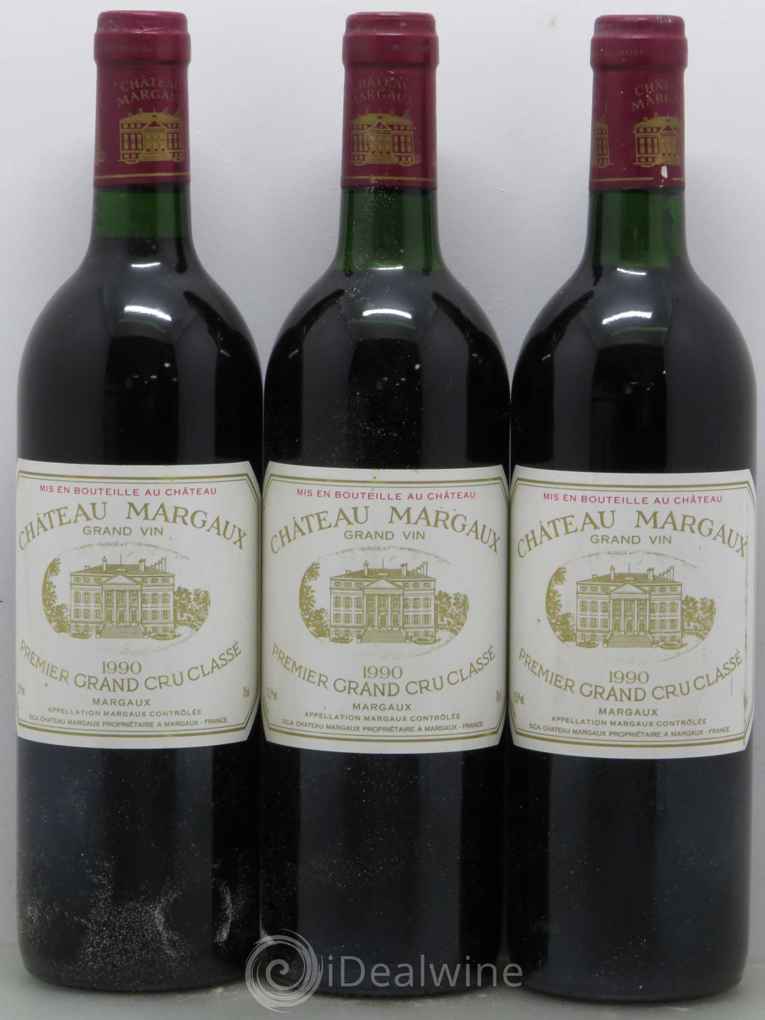 Château Margaux 1er Grand Cru Classé 1990 - Lot de 12 bouteilles - 3