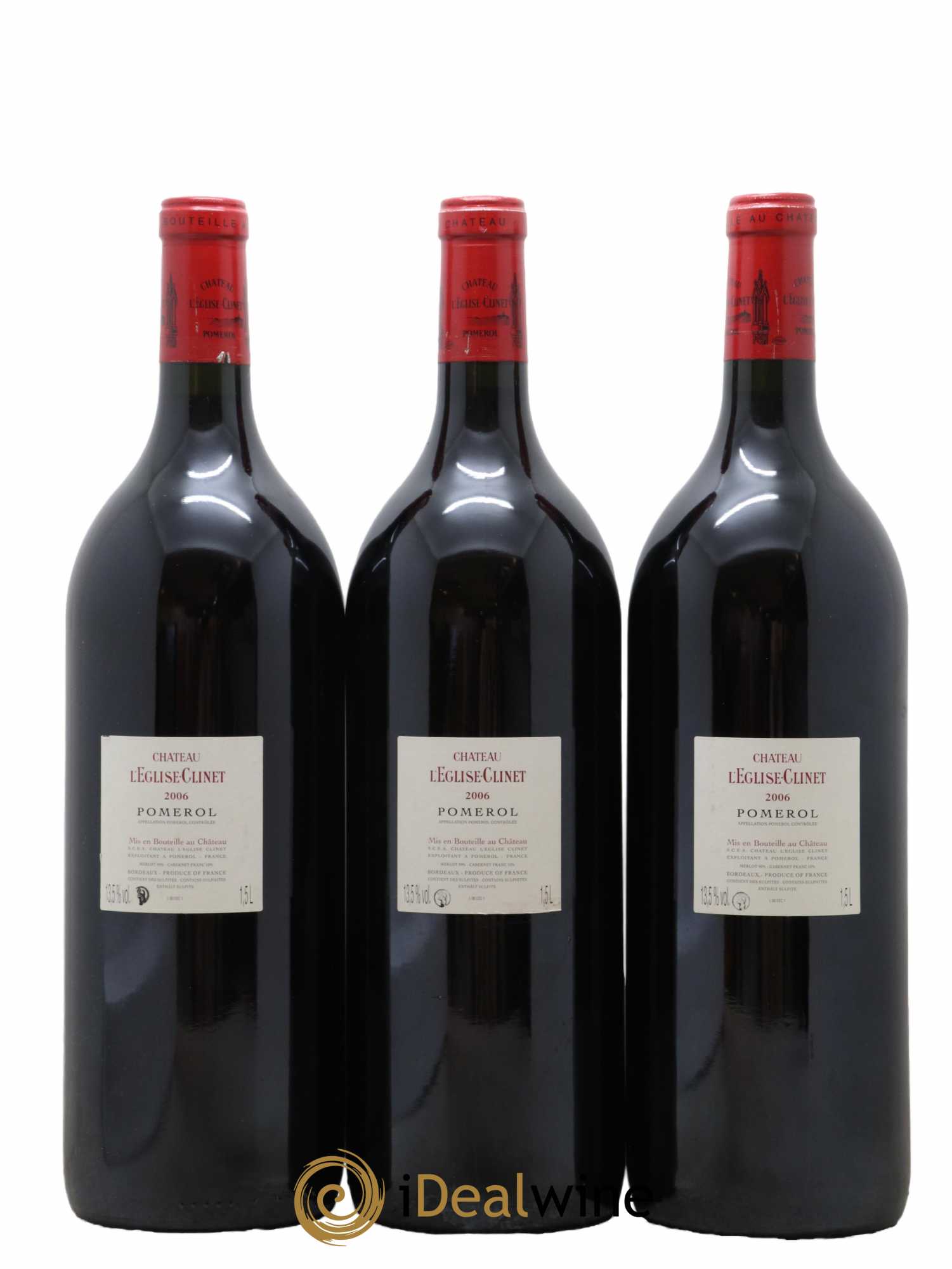 Château l' Église Clinet 2006 - Lot de 3 magnums - 1