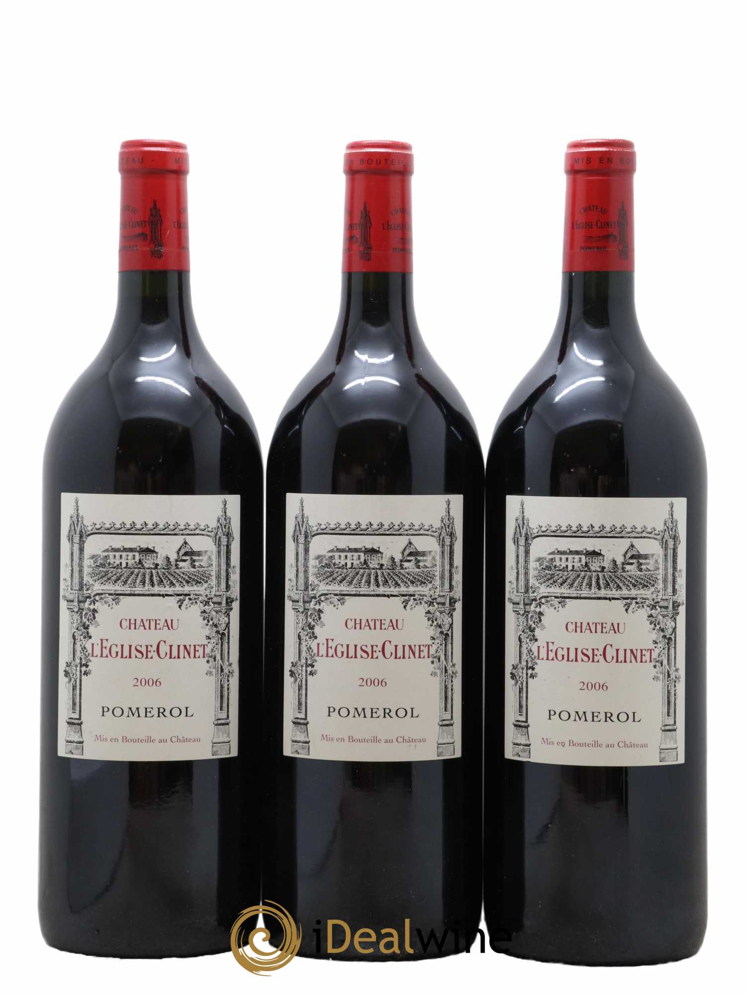 Château l' Église Clinet 2006 - Lot de 3 magnums - 0