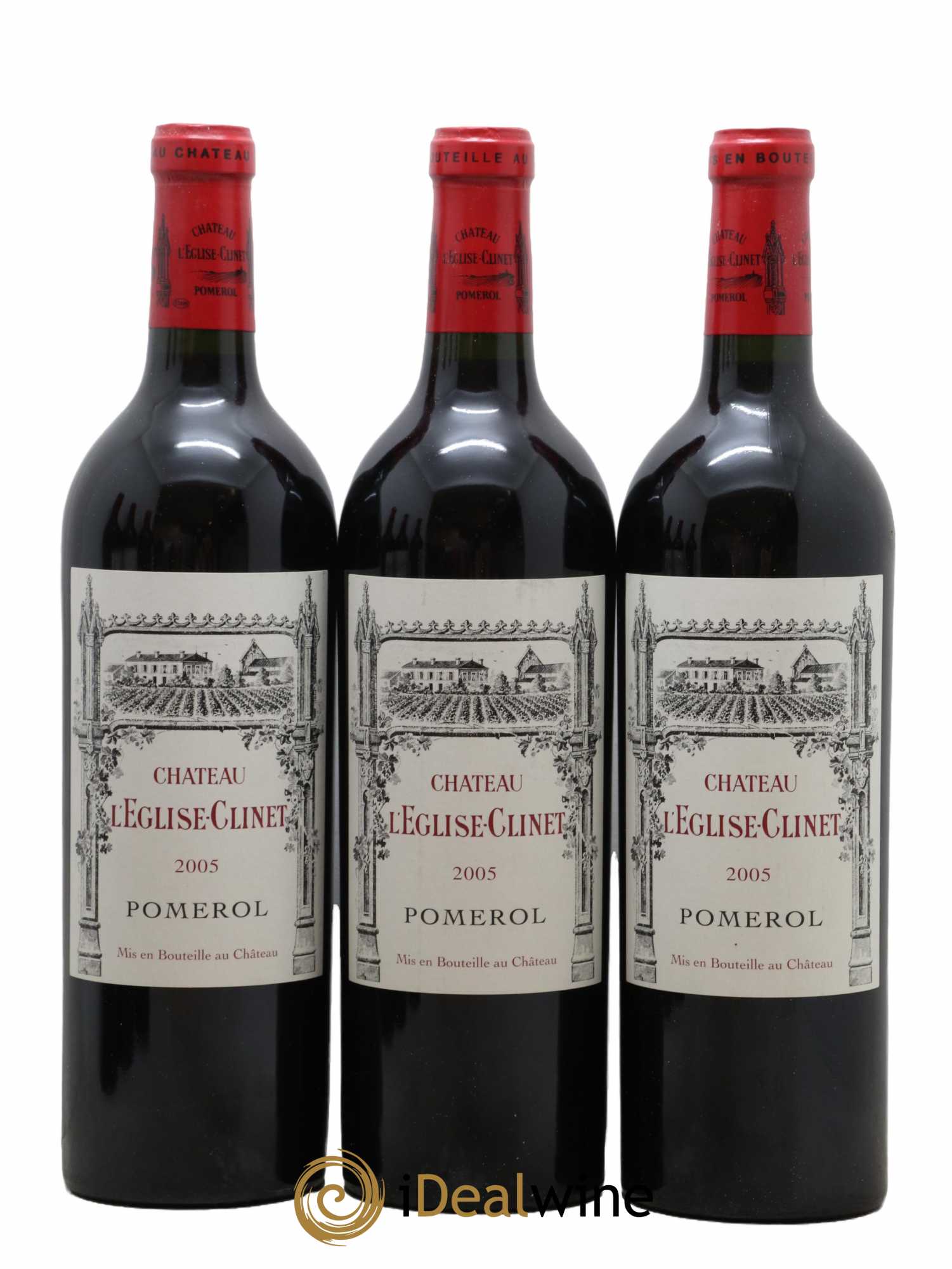Château l' Église Clinet 2005 - Lot de 6 bouteilles - 1