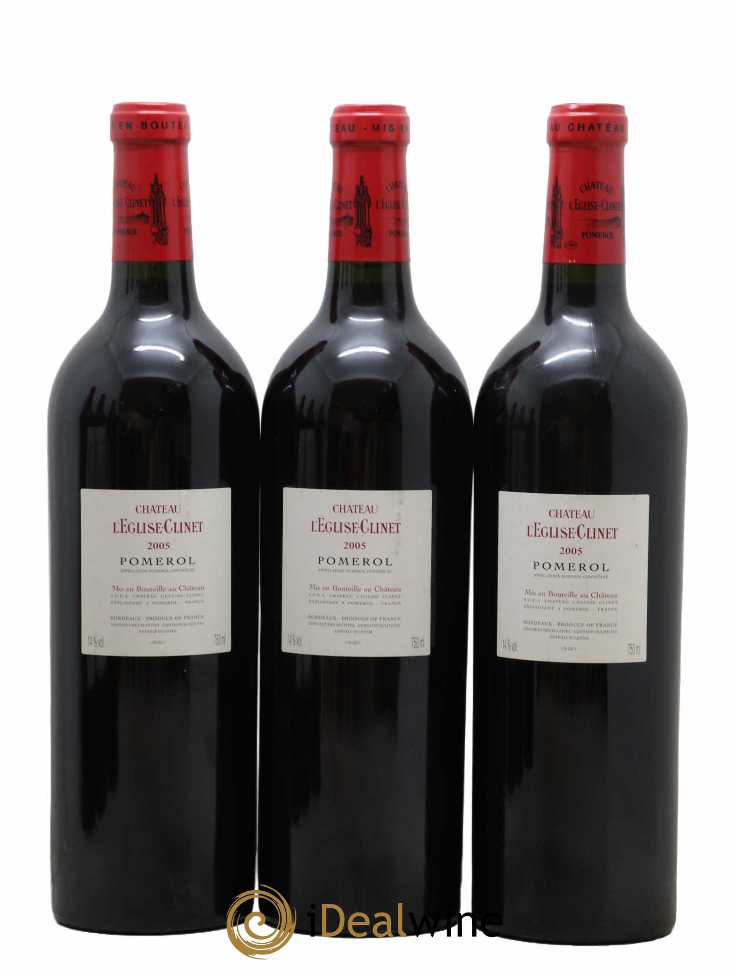 Château l' Église Clinet 2005 - Lot de 6 bouteilles - 2