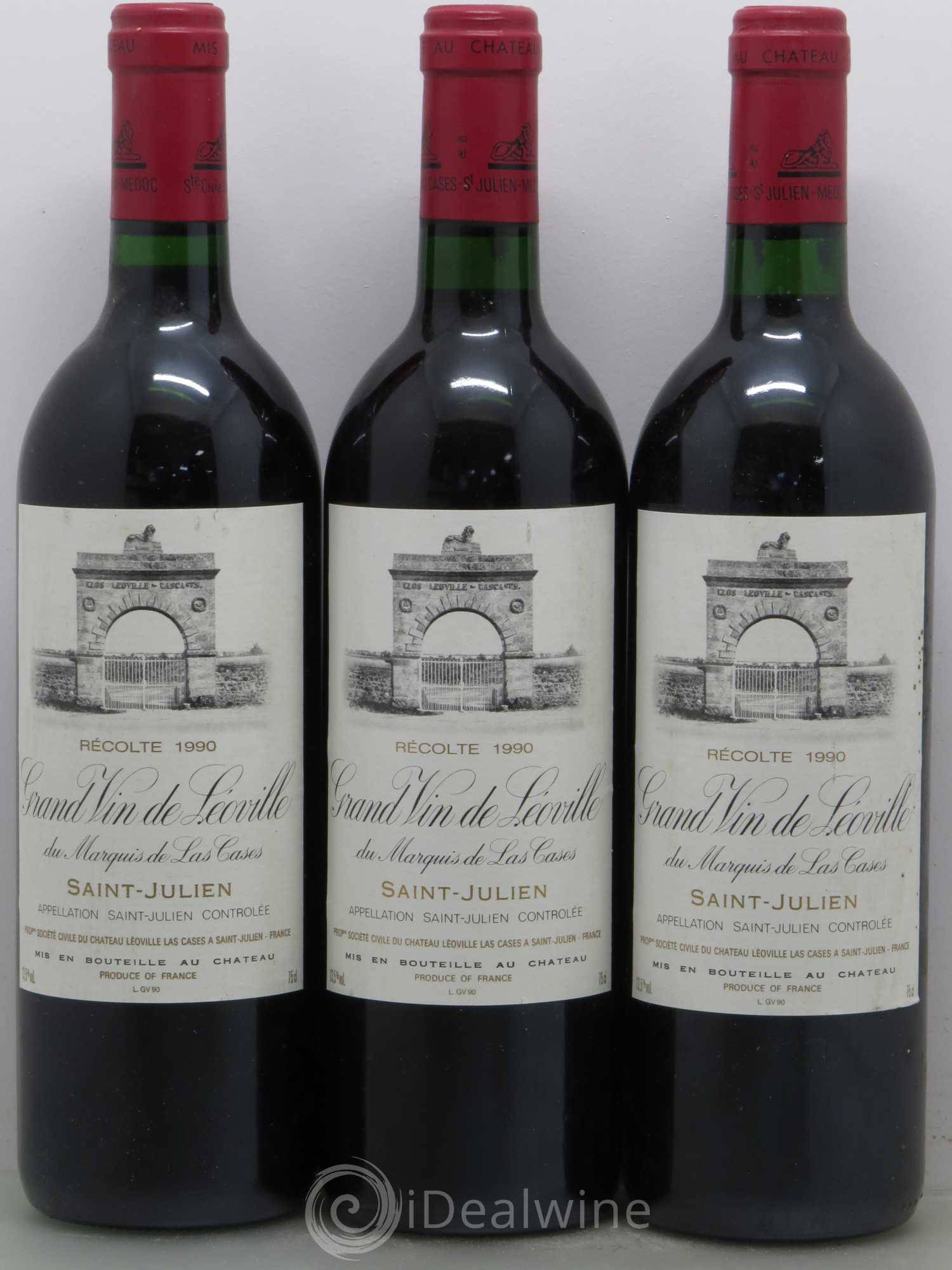 Château Léoville Las Cases 2ème Grand Cru Classé 1990 - Lot de 6 bouteilles - 1