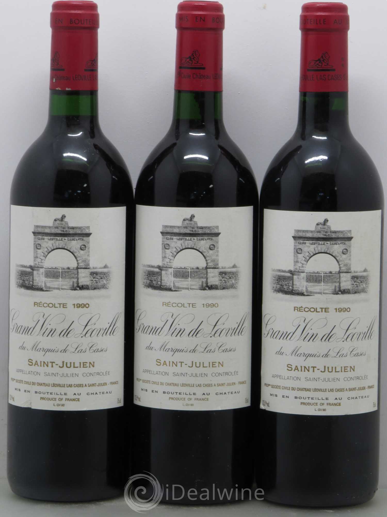 Château Léoville Las Cases 2ème Grand Cru Classé 1990 - Lot de 6 bouteilles - 2
