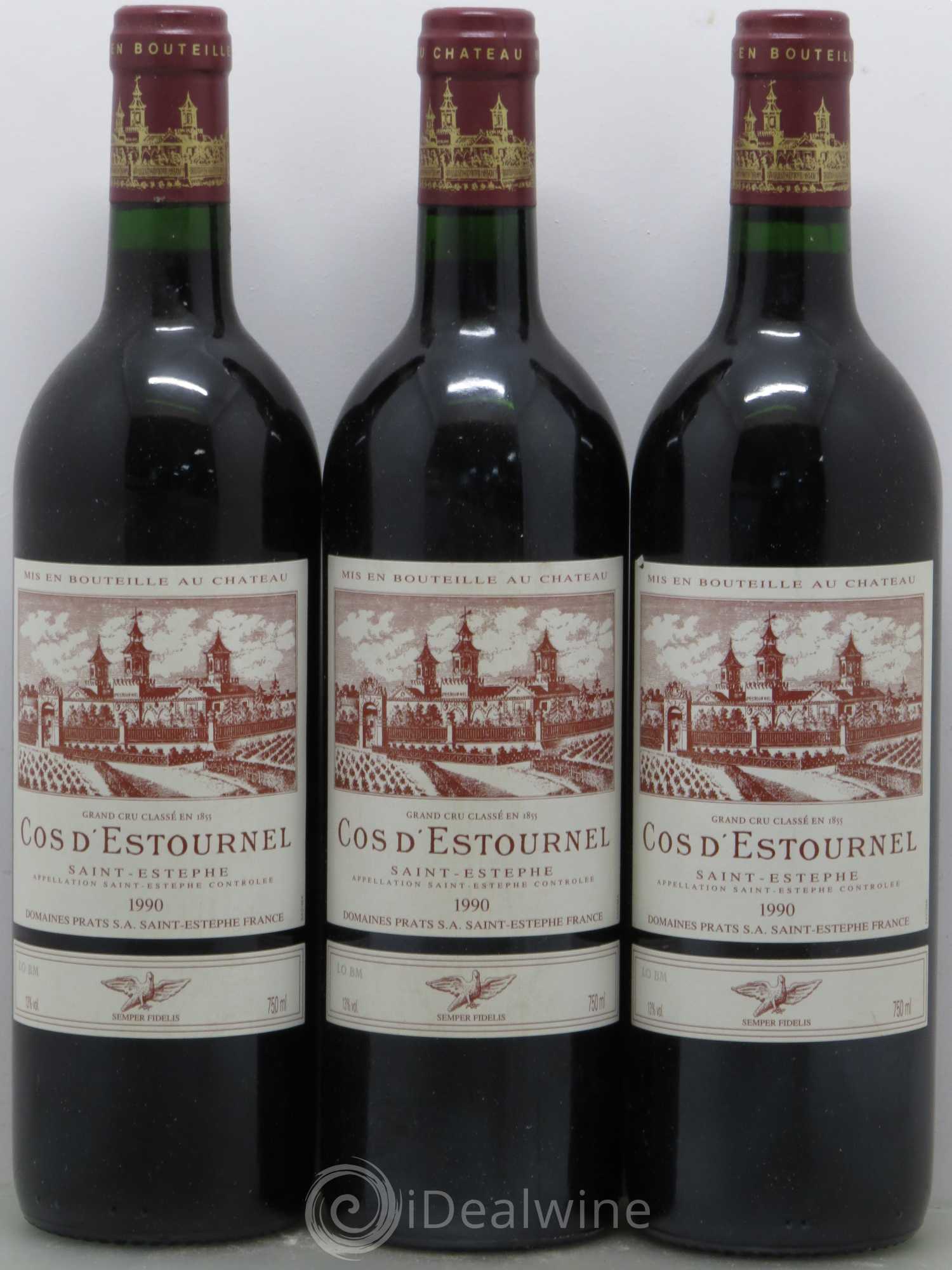 Cos d'Estournel 2ème Grand Cru Classé 1990 - Lot de 6 bouteilles - 1