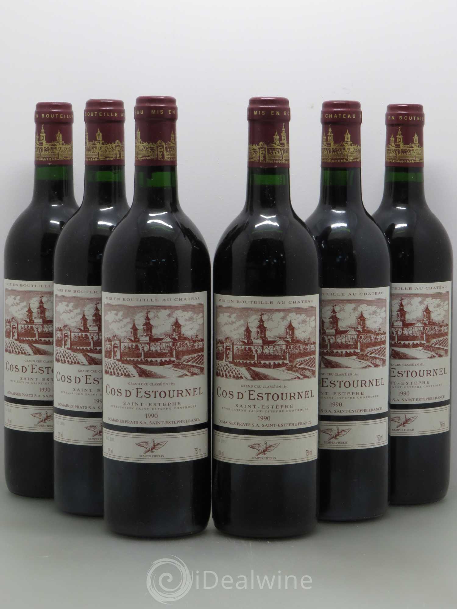 Cos d'Estournel 2ème Grand Cru Classé 1990 - Lot de 6 bouteilles - 0