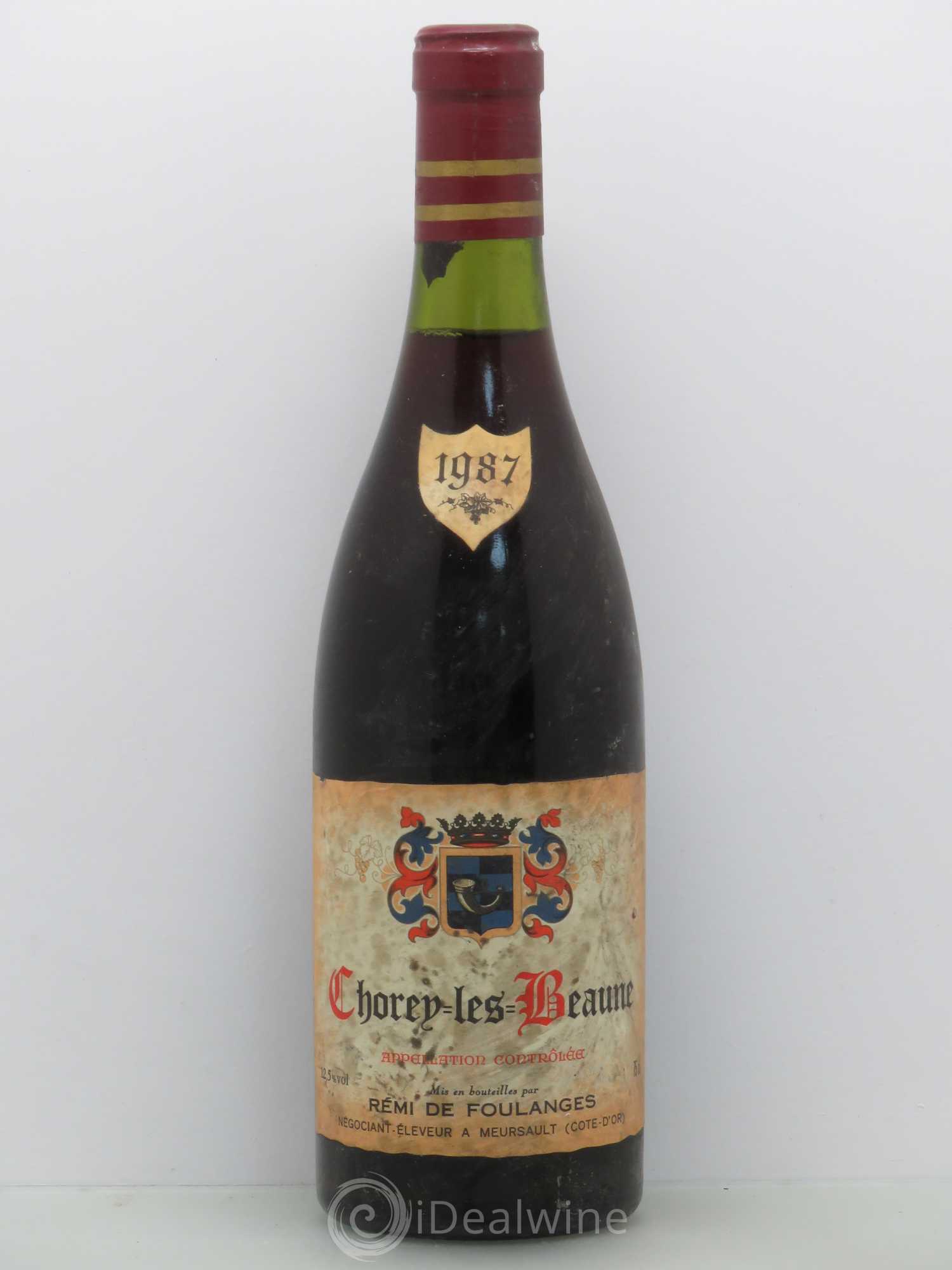 Chorey-lès-Beaune Remi De Foulanges (sans prix de réserve) 1987 - Posten von 1 Flasche - 0