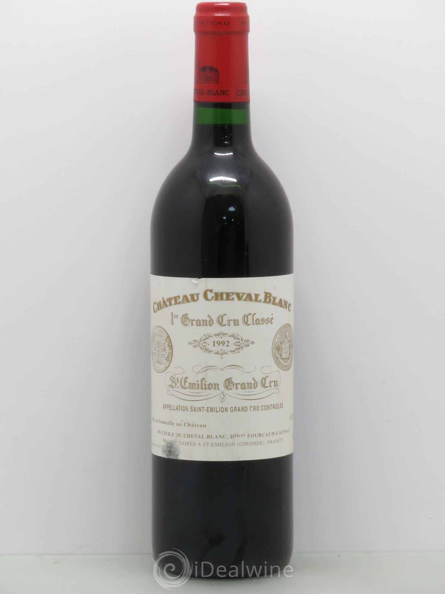 Château Cheval Blanc 1er Grand Cru Classé A 1992 - Lot de 1 bouteille - 0