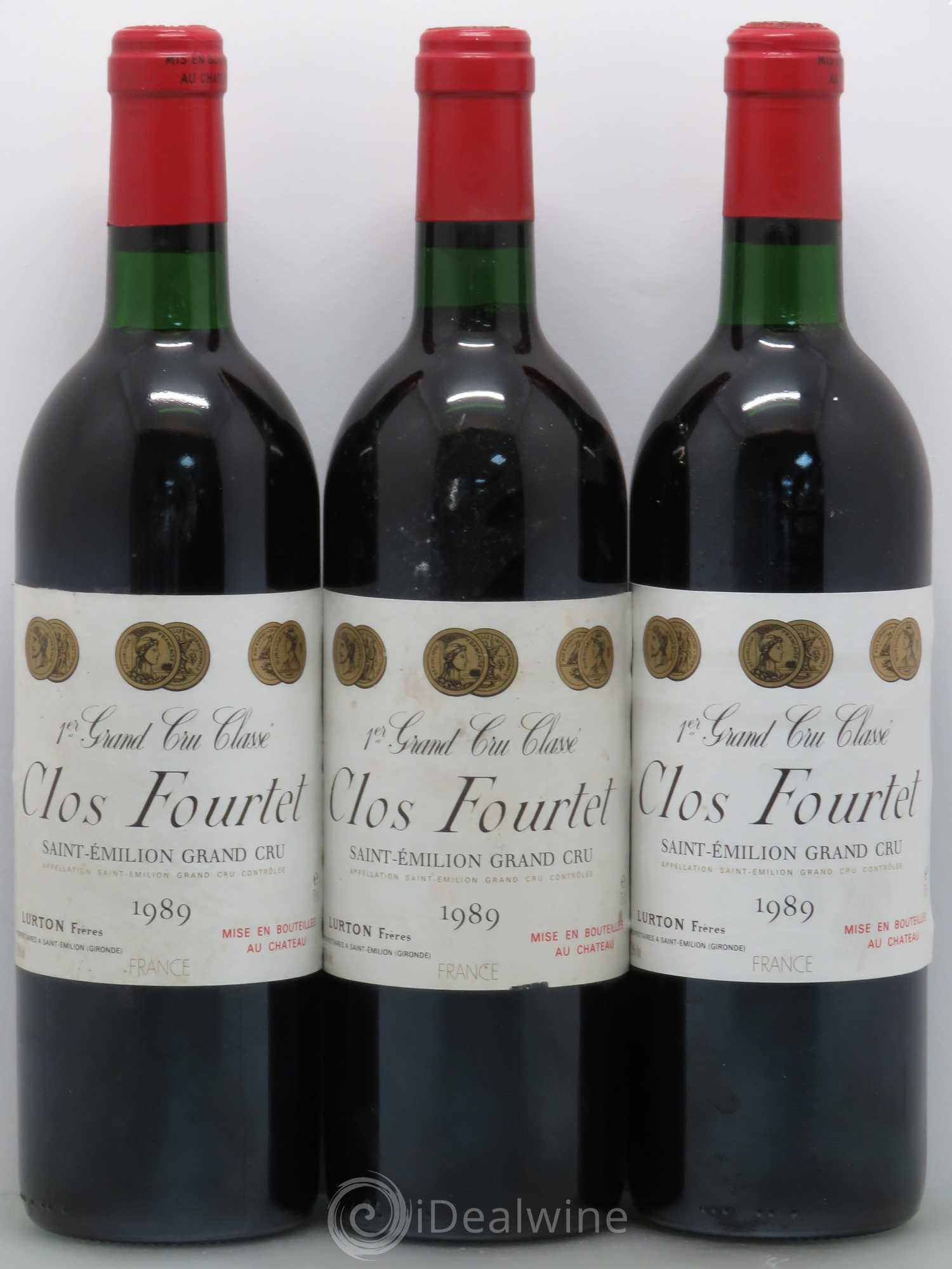 Clos Fourtet 1er Grand Cru Classé B 1989 - Lot de 6 bouteilles - 2