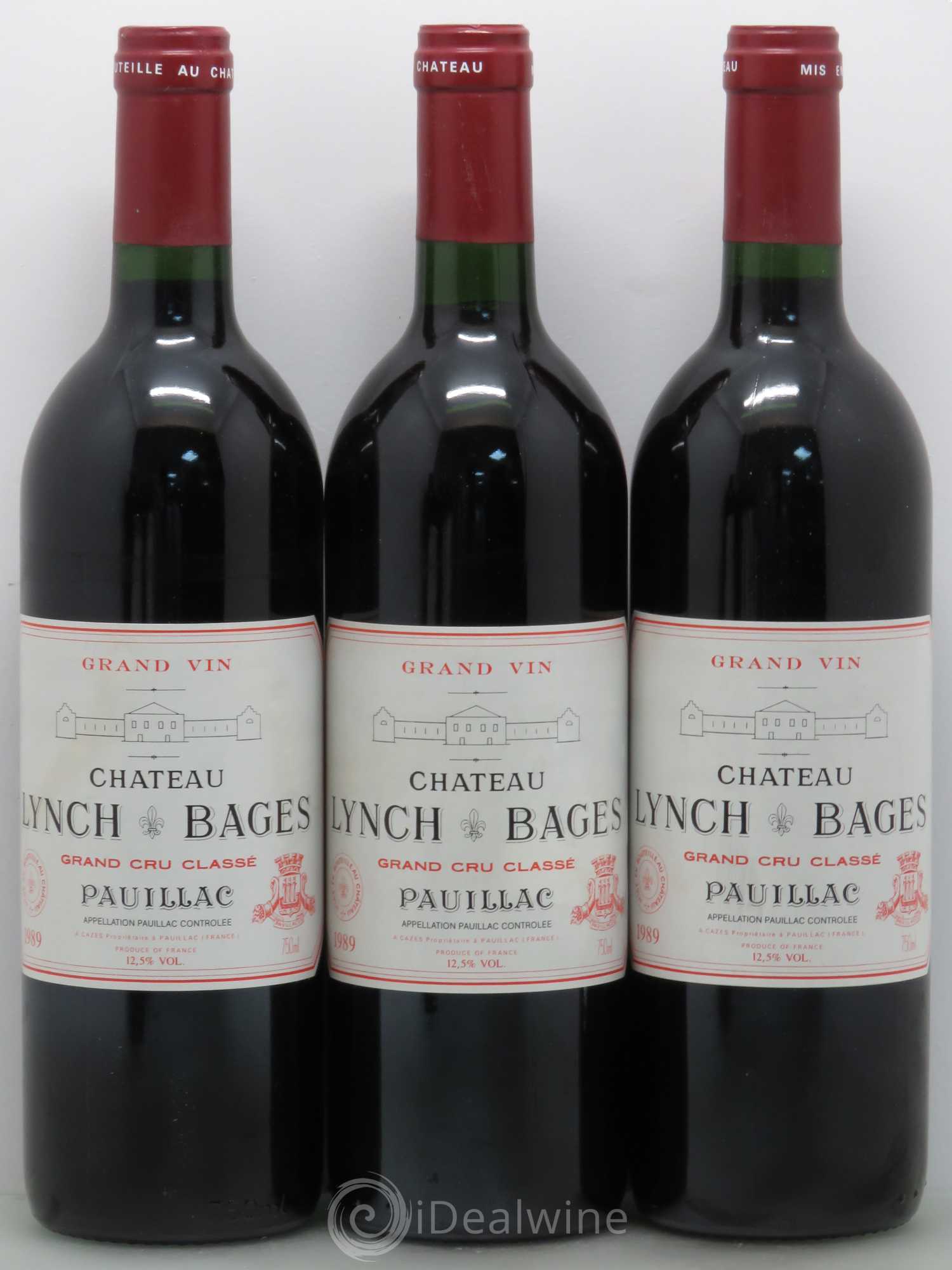 Château Lynch Bages 5ème Grand Cru Classé 1989 - Lot de 6 bouteilles - 2