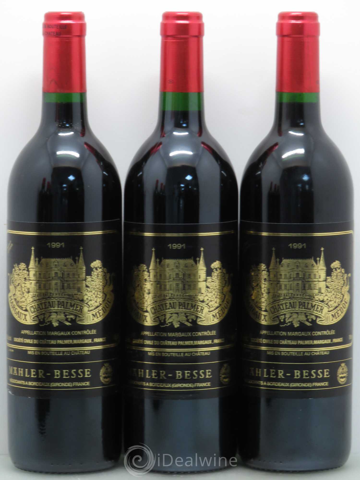 Château Palmer 3ème Grand Cru Classé 1991 - Lot de 12 bouteilles - 1
