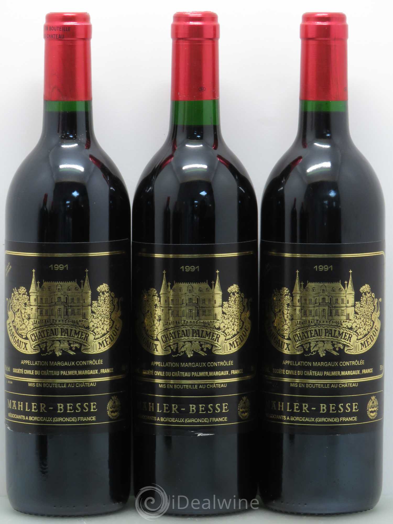 Château Palmer 3ème Grand Cru Classé 1991 - Lot de 12 bouteilles - 2