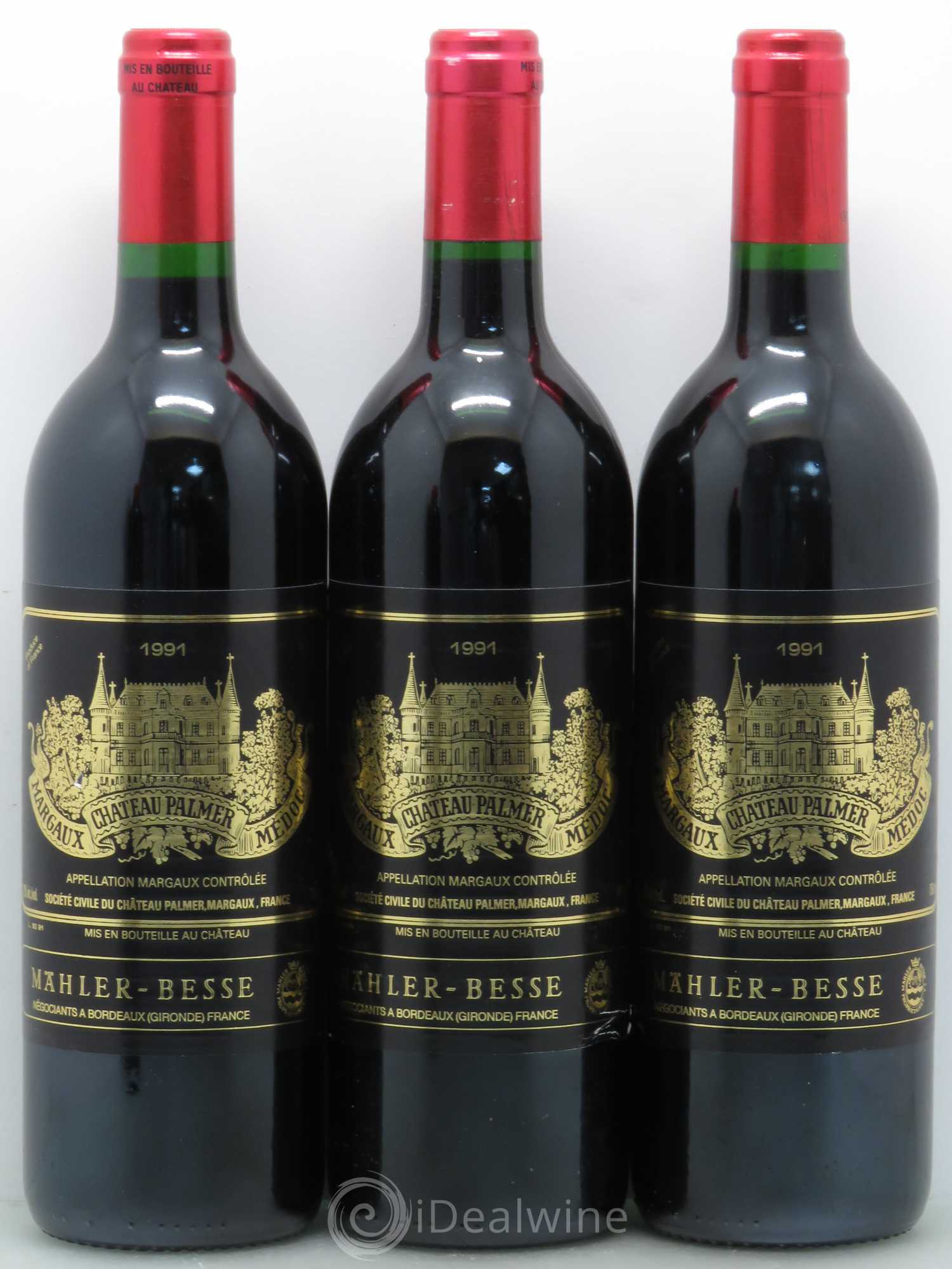 Château Palmer 3ème Grand Cru Classé 1991 - Lot de 12 bouteilles - 3