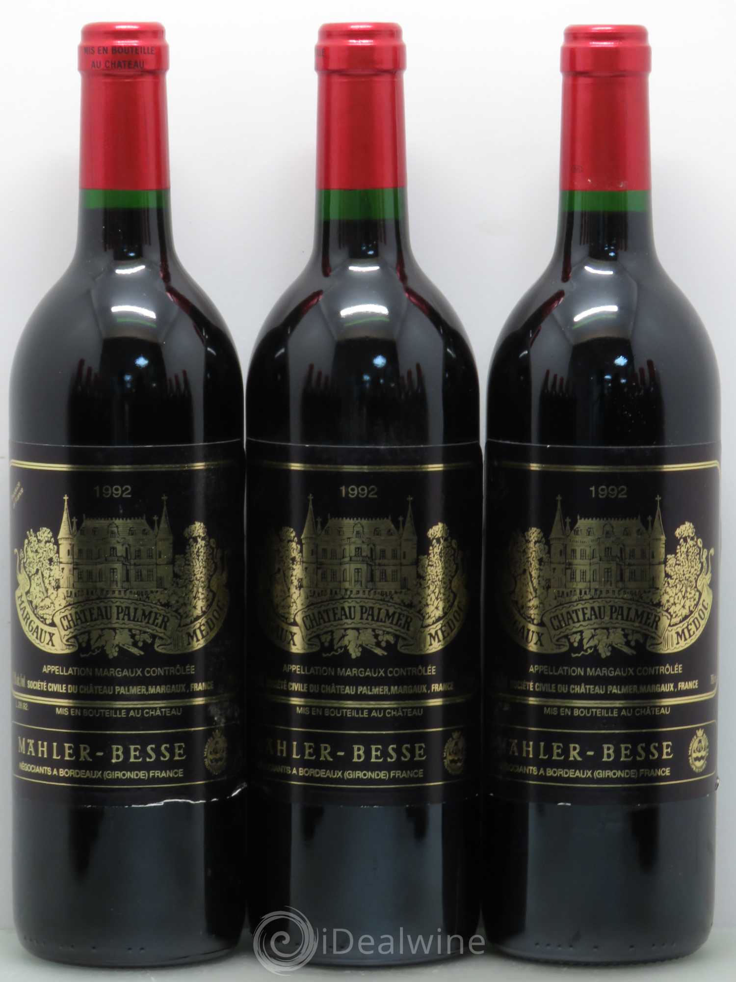 Château Palmer 3ème Grand Cru Classé 1992 - Lot de 12 bouteilles - 1