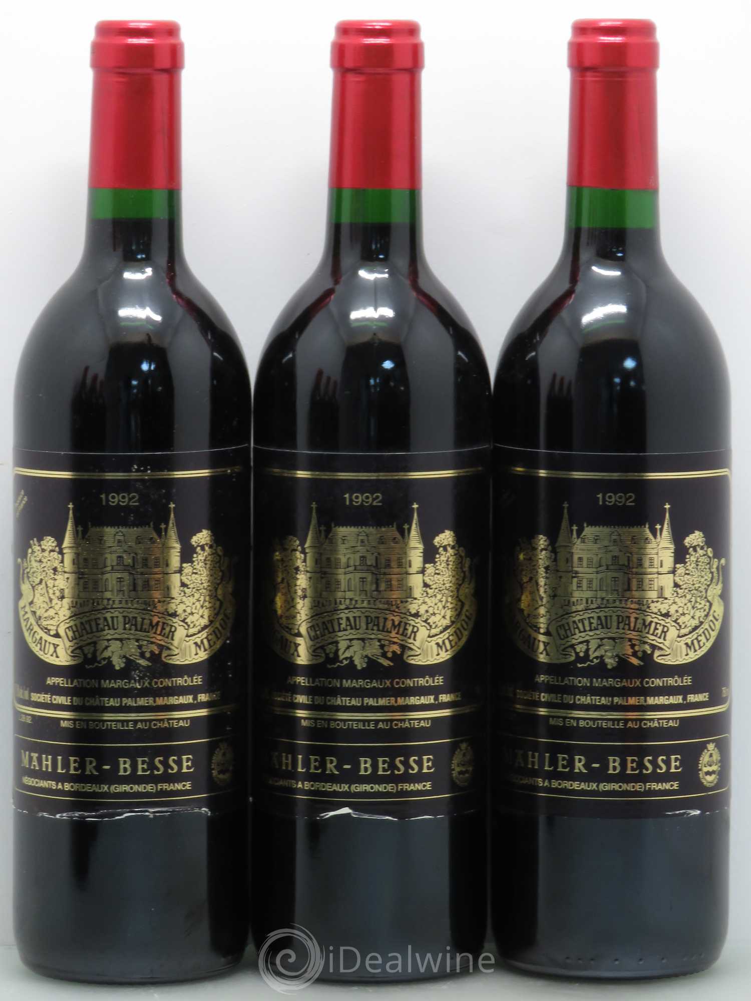 Château Palmer 3ème Grand Cru Classé 1992 - Lot de 12 bouteilles - 3