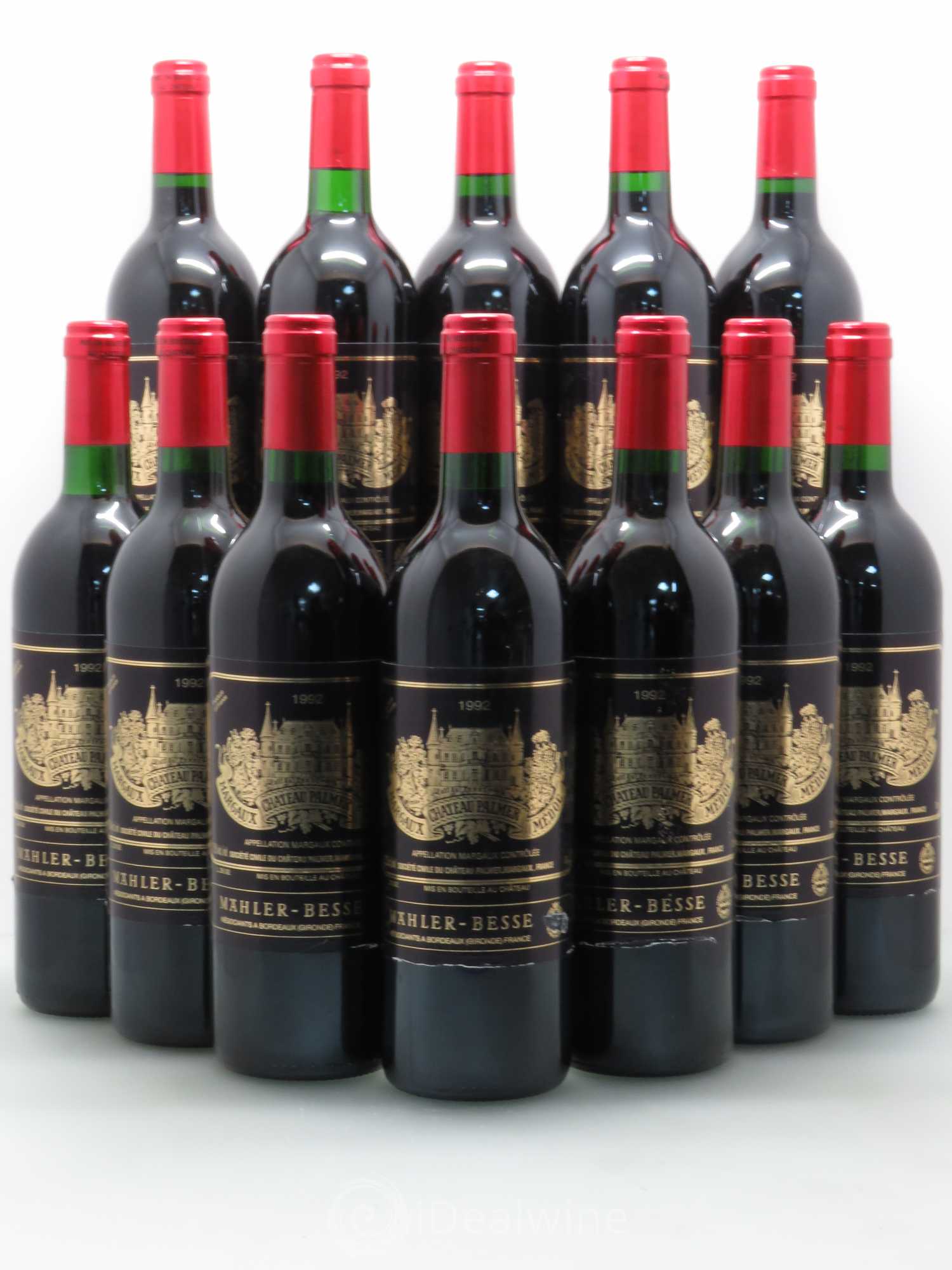 Château Palmer 3ème Grand Cru Classé 1992 - Lot de 12 bouteilles - 0
