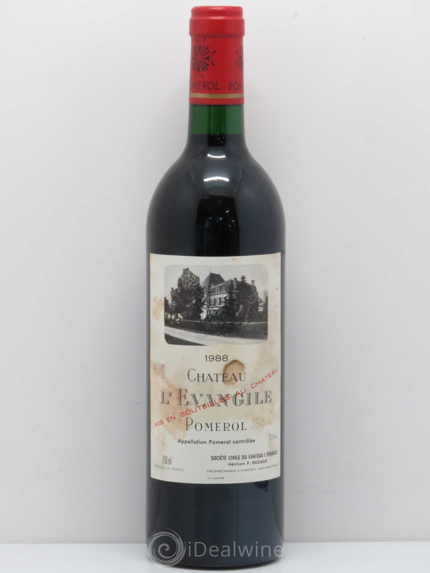 Château l' Évangile 1988 - Lot de 1 bouteille - 0