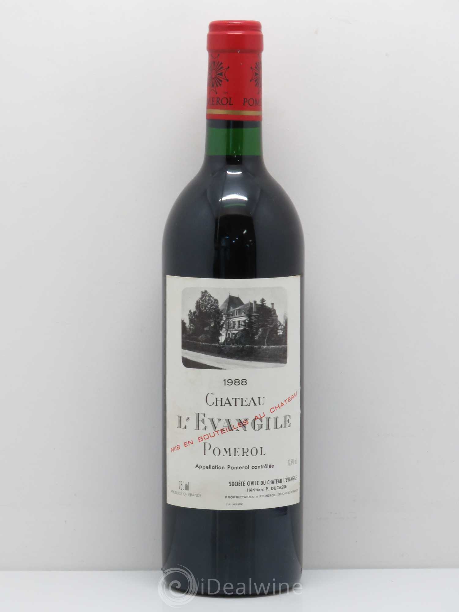 Château l' Évangile 1988 - Lot de 1 bouteille - 0