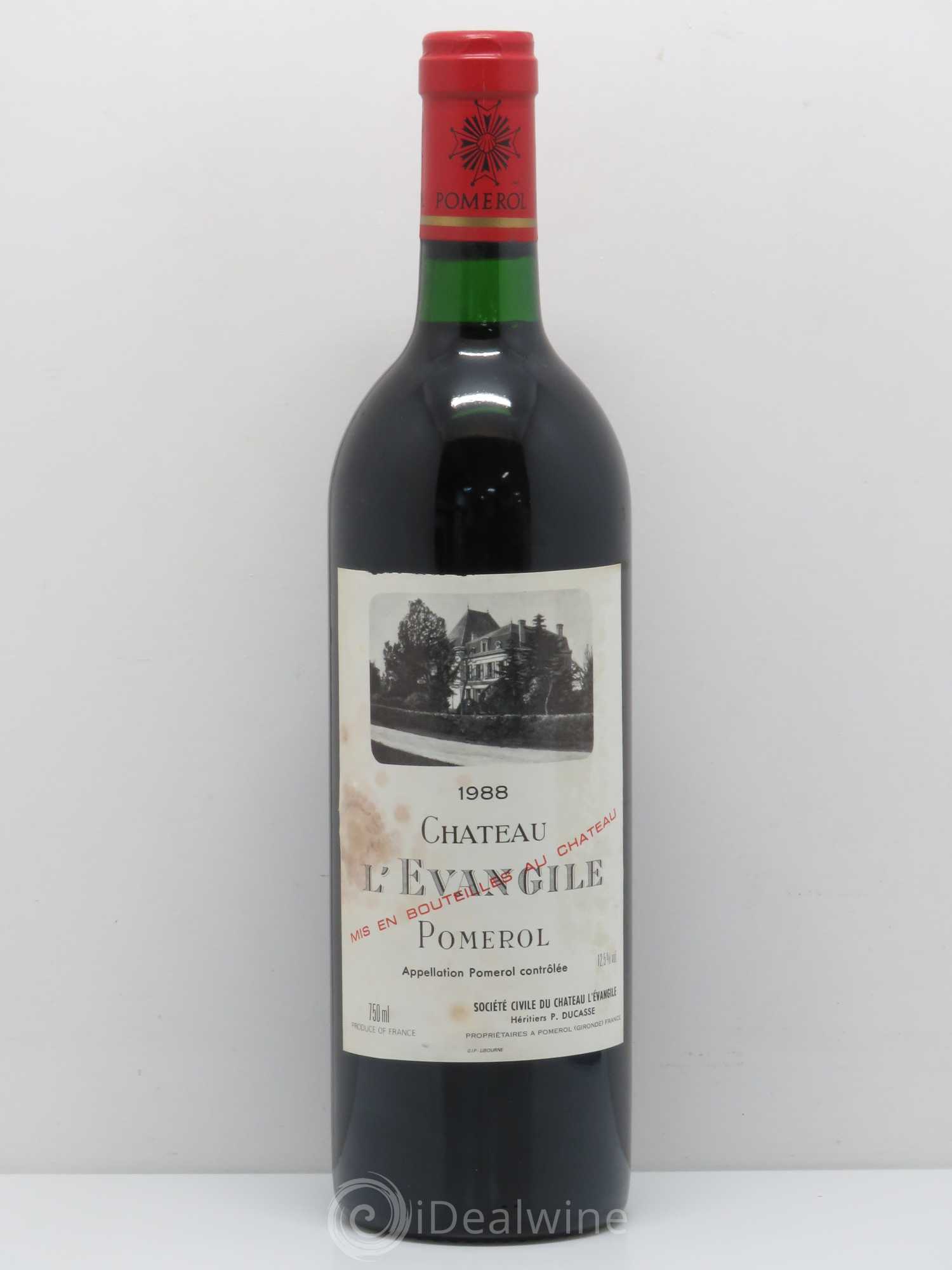 Château l' Évangile 1988 - Lot de 1 bouteille - 0