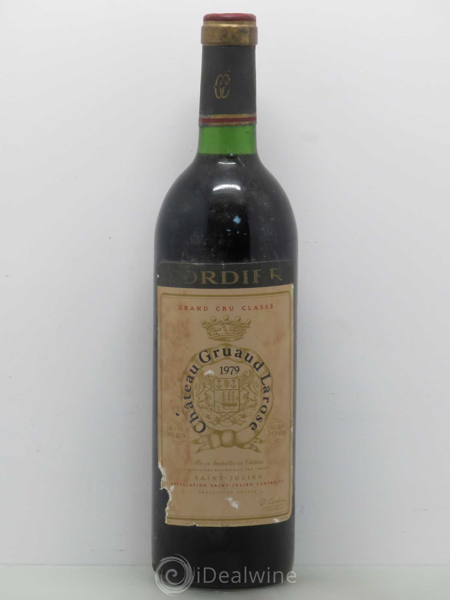 Château Gruaud Larose 2ème Grand Cru Classé 1979 - Lot de 1 bouteille - 0
