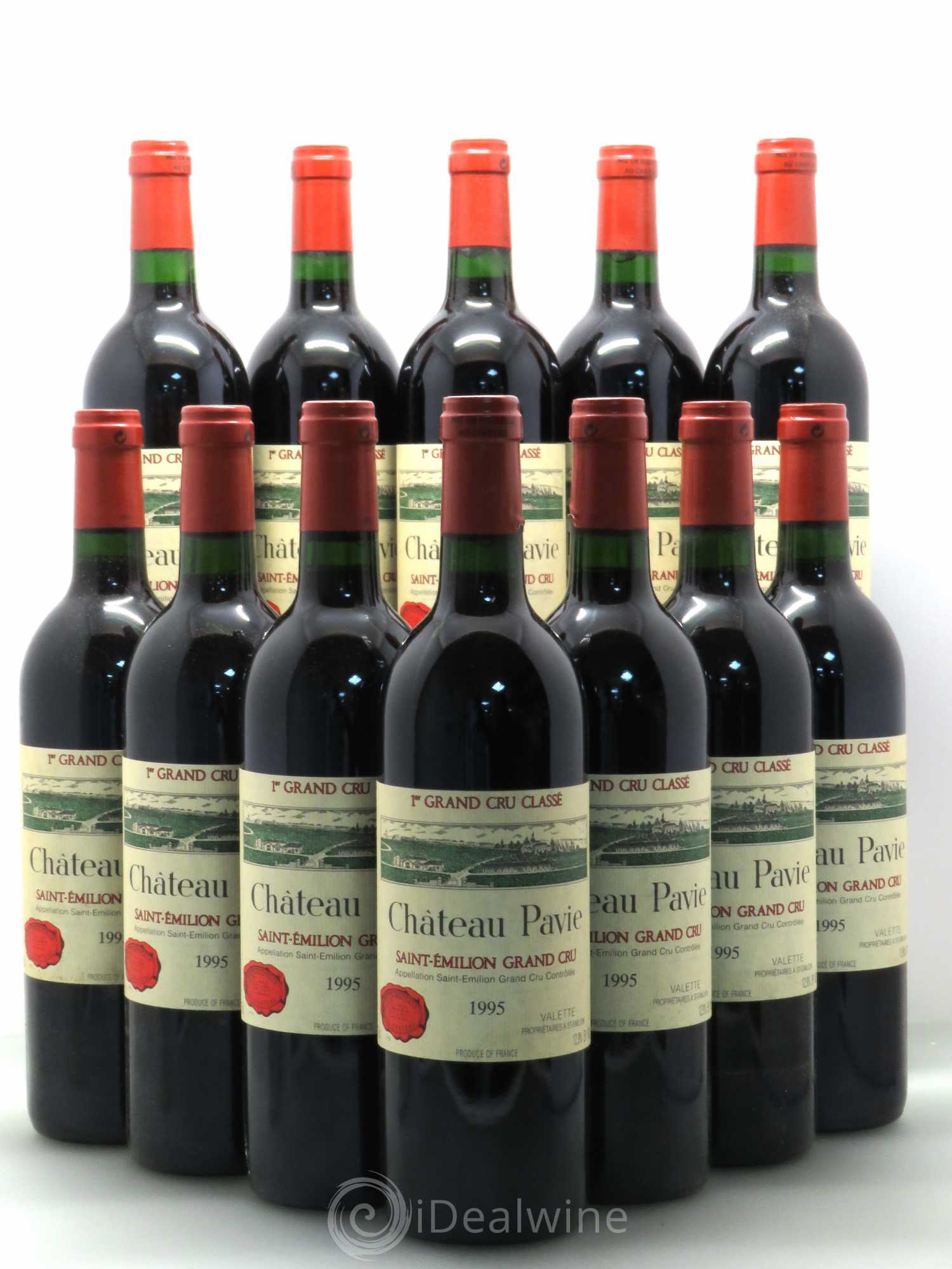 Château Pavie 1er Grand Cru Classé A 1995 - Lot de 12 bouteilles - 0
