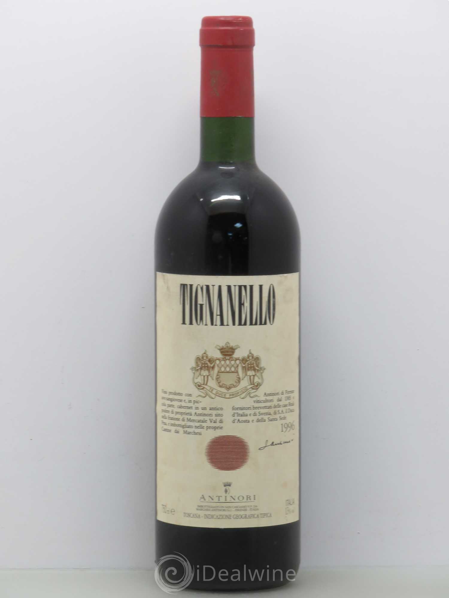 Toscana IGT Tignanello Tenuta Tignanello - Marchesi Antinori 1996 - Lot de 1 bouteille - 0