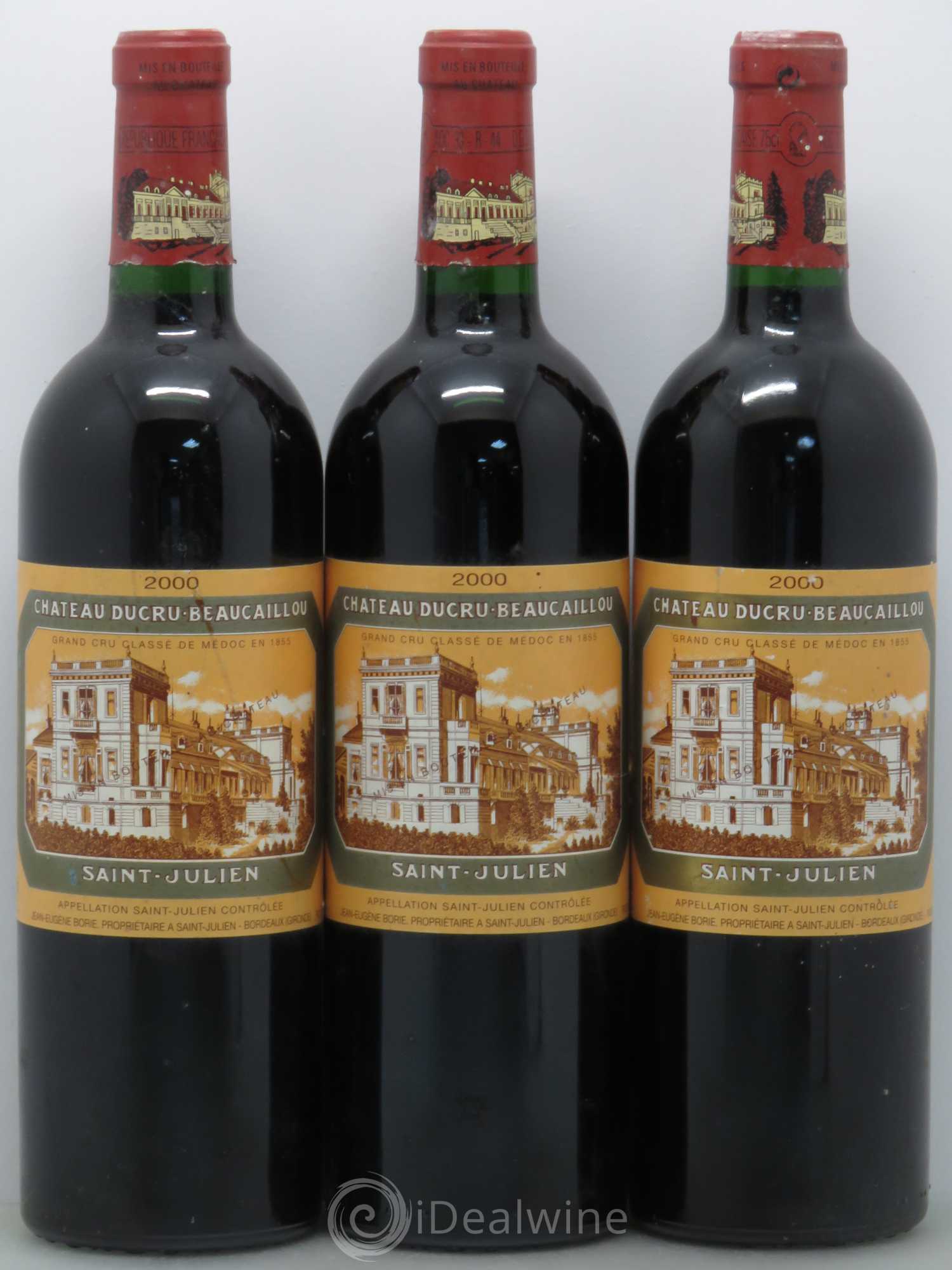 Château Ducru Beaucaillou 2ème Grand Cru Classé 2000 - Lot de 3 bouteilles - 0