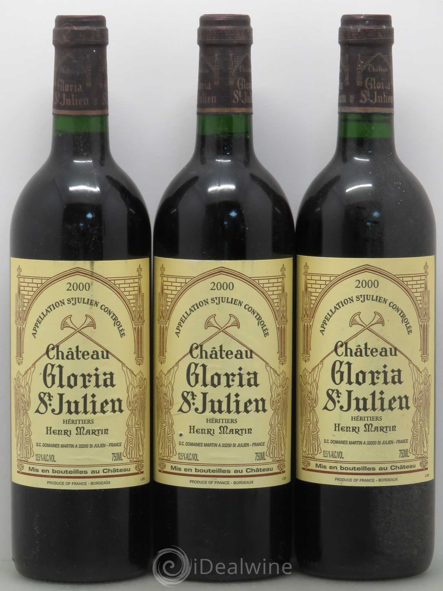 Château Gloria 2000 - Posten von 3 Flaschen - 0