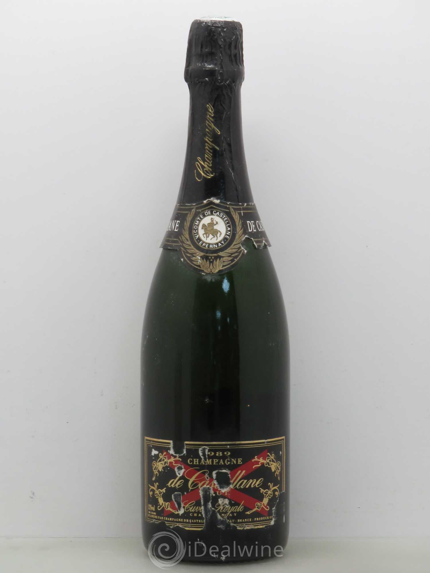 Champagne de Castellane Cuvée Royale Brut 1989 - Posten von 1 Flasche - 0
