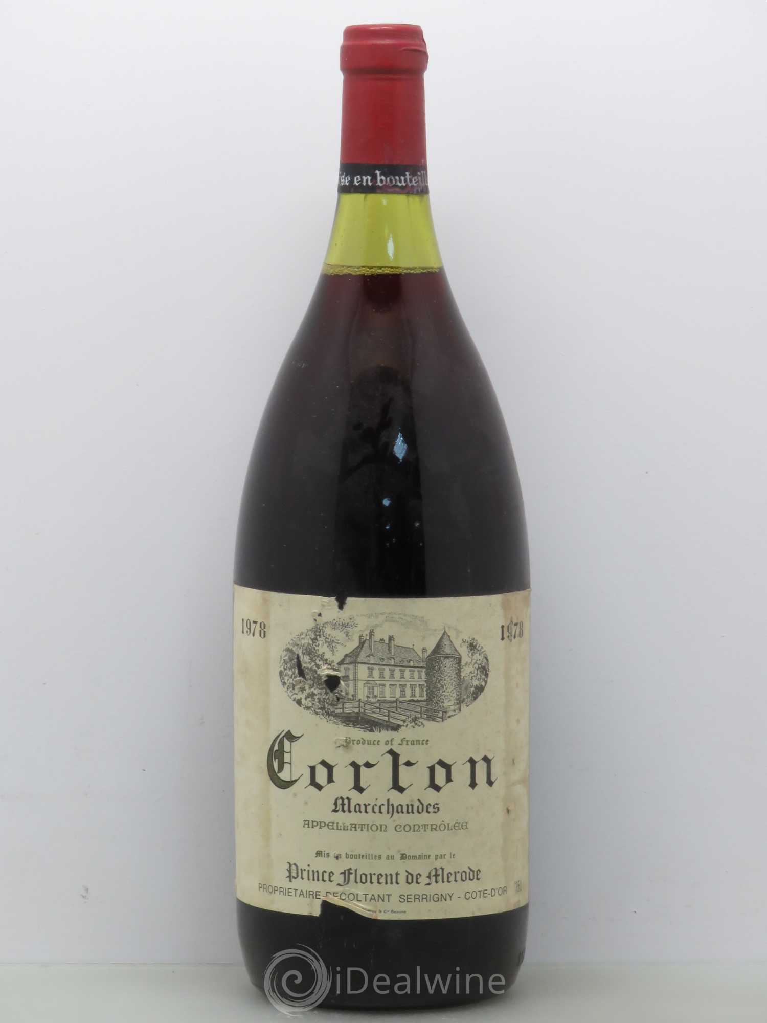 Corton Grand Cru Marechaude Florent De Merode 1978 - Posten von 1 Magnum - 0